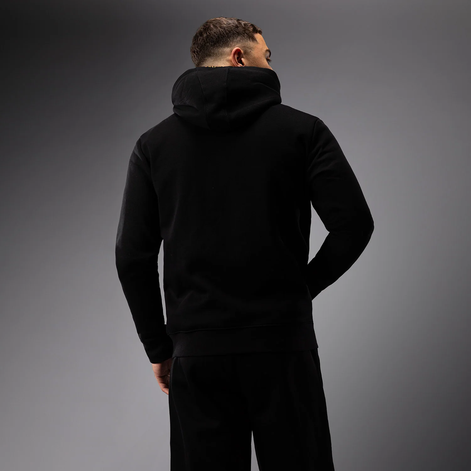 FK x Venum Hexagone MMA Hooded Jacket - Black/Gold - Image 5