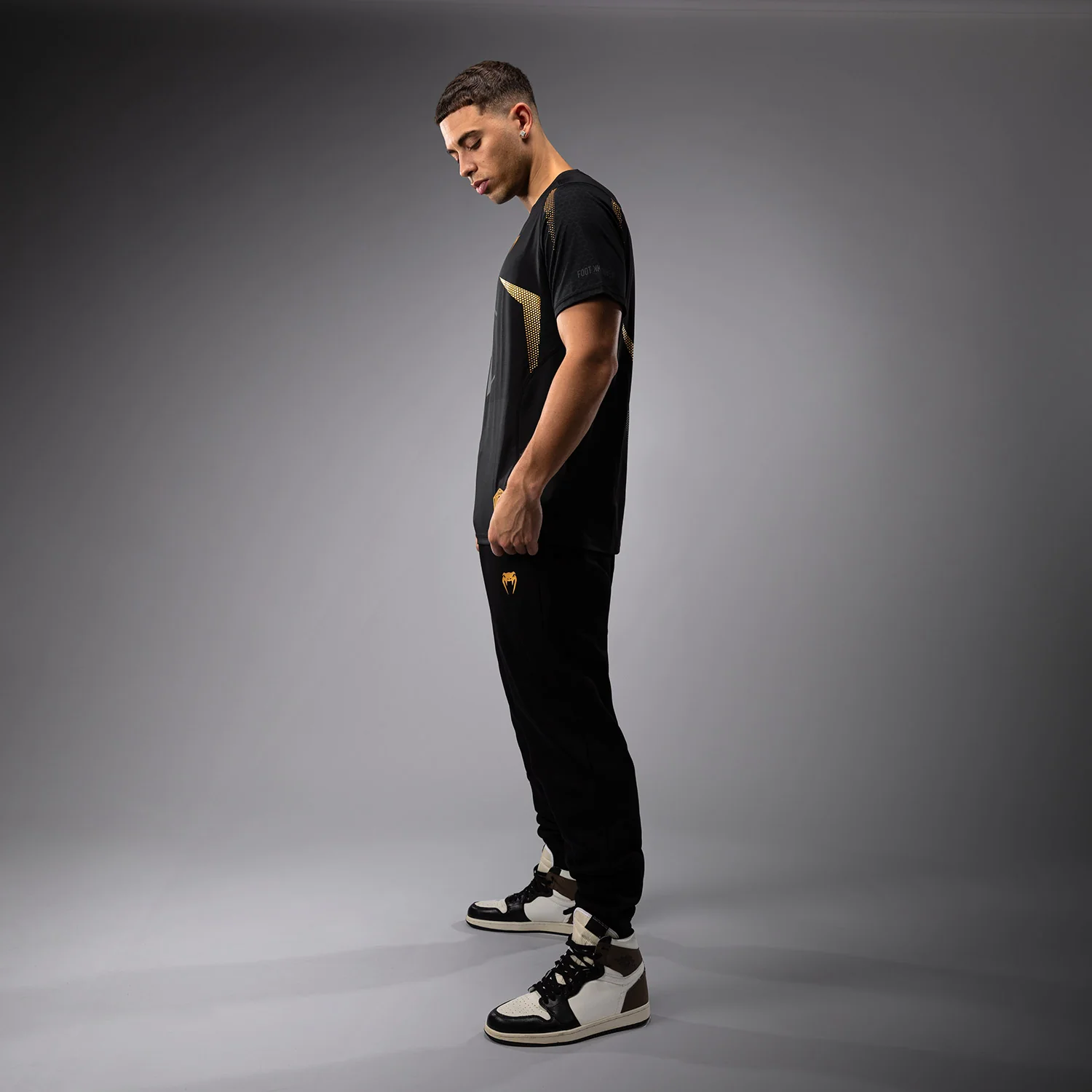 FK x Venum Hexagone MMA jogging - Black/Gold - Image 5