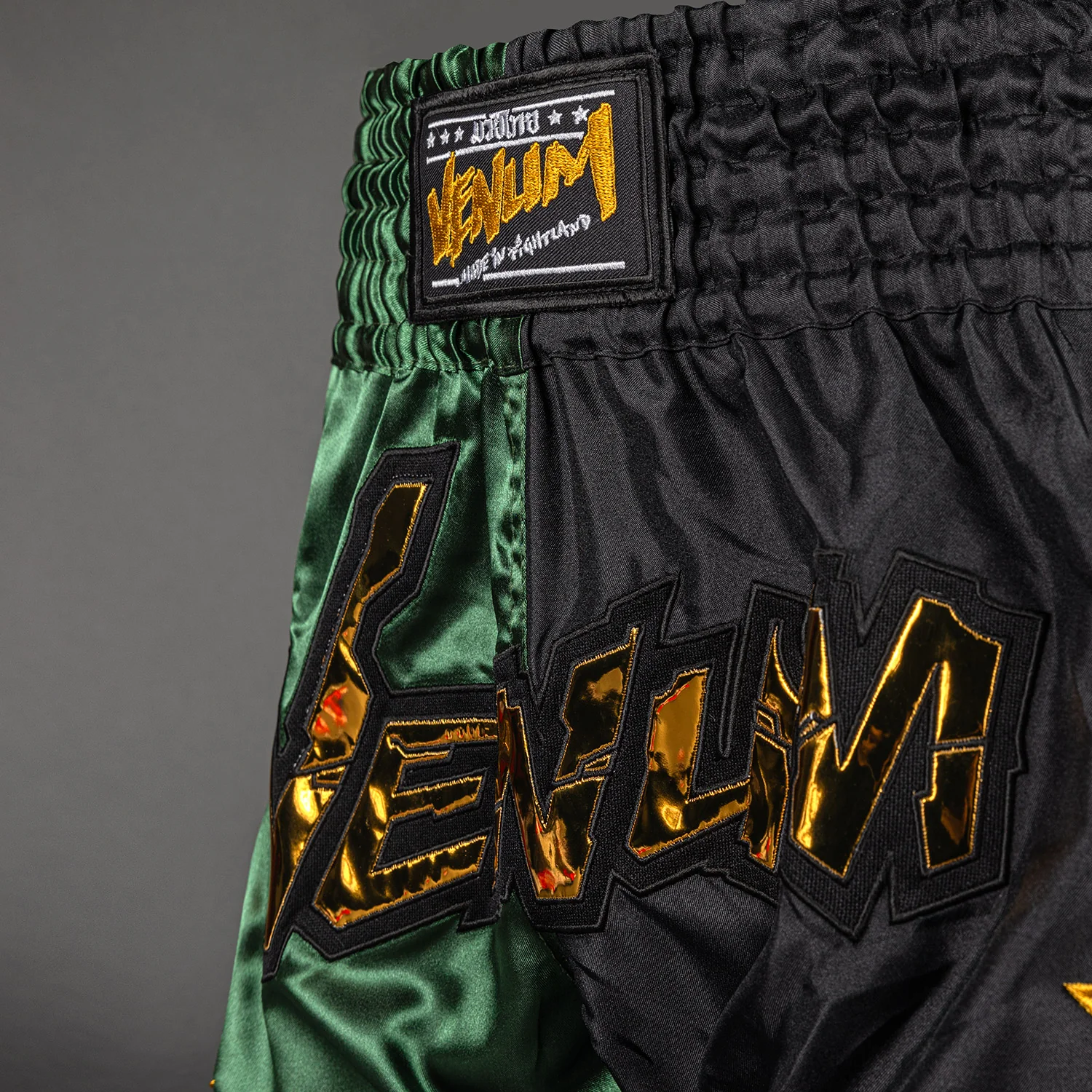 Venum Inferno 2.0 Muay Thai Shorts - Black/Khaki - Image 6