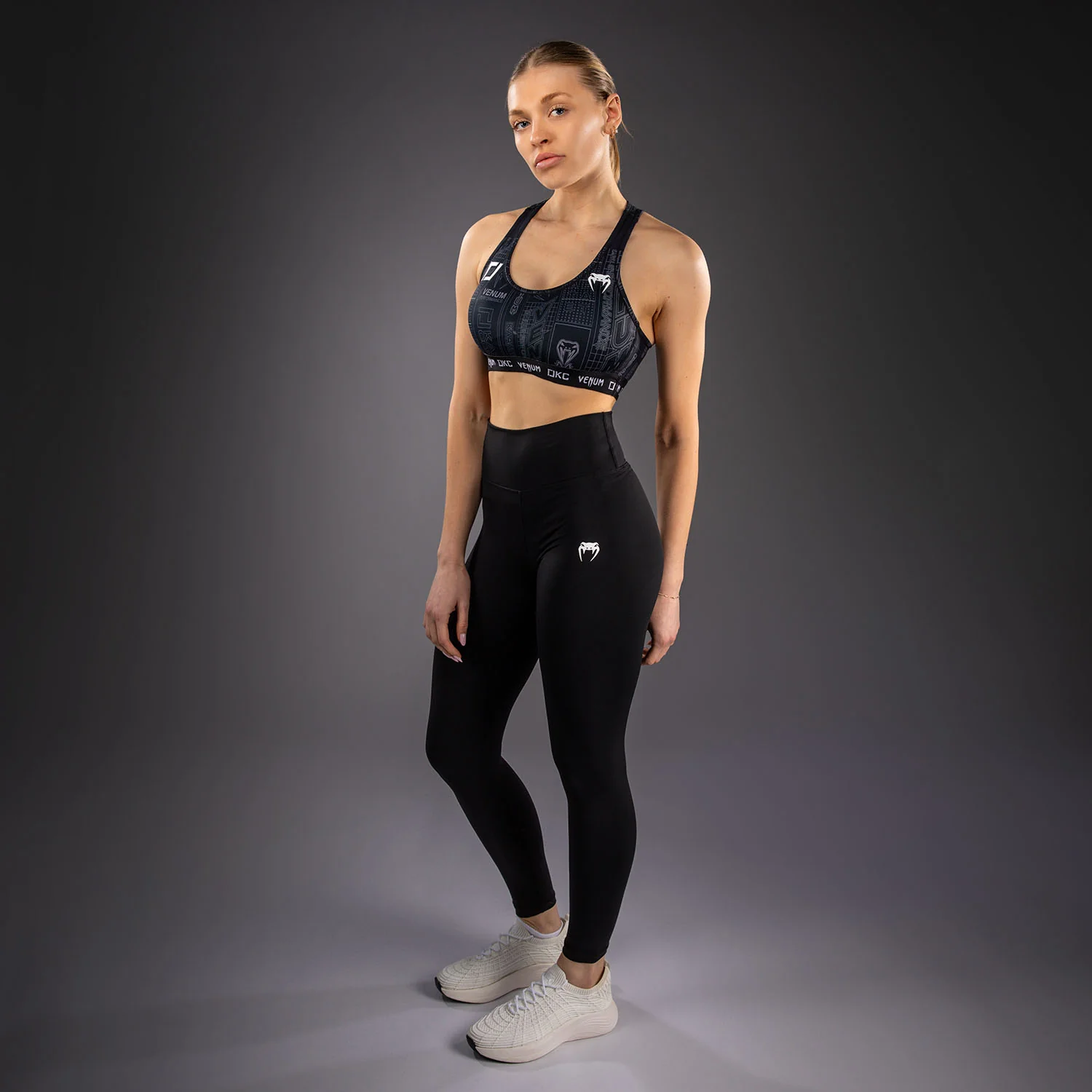 Karate Combat by Venum Sports Bra - Black/Grey - Image 5