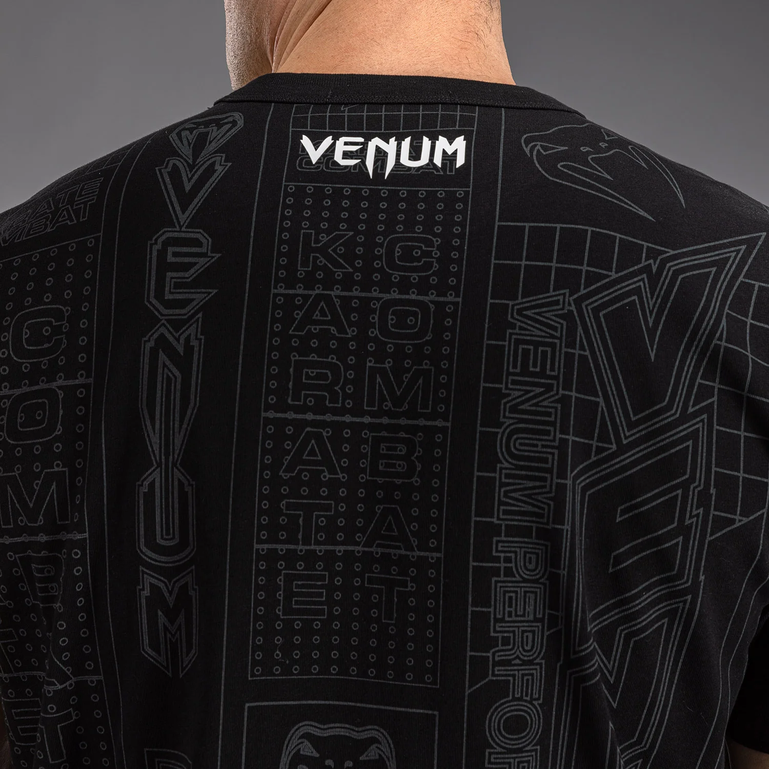 Karate Combat by Venum T-shirt - Black/Grey - Image 6