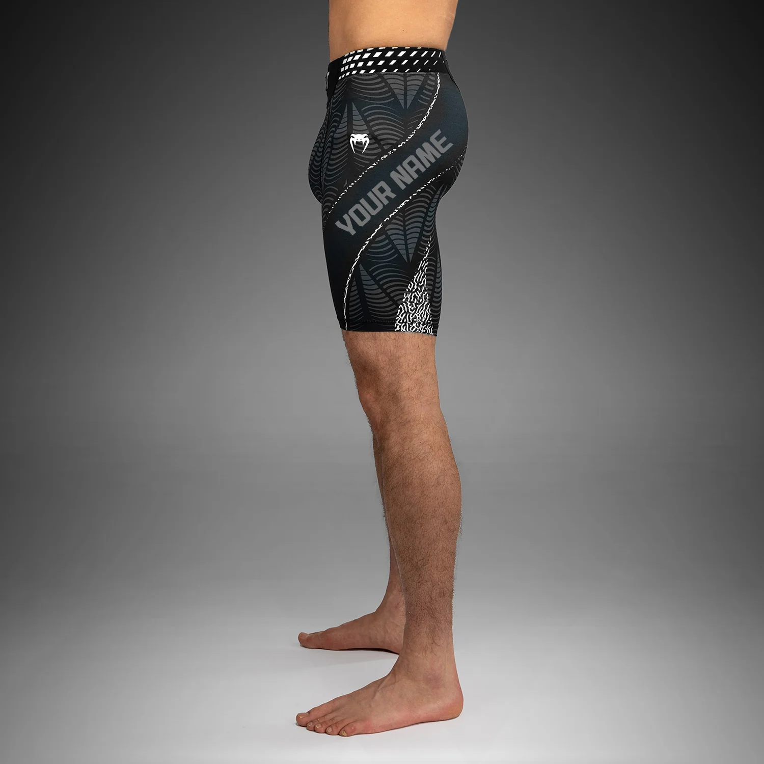Men’s UFC Zenith by Venum Black Authentic Fight Night Vale Tudo Short Personalized