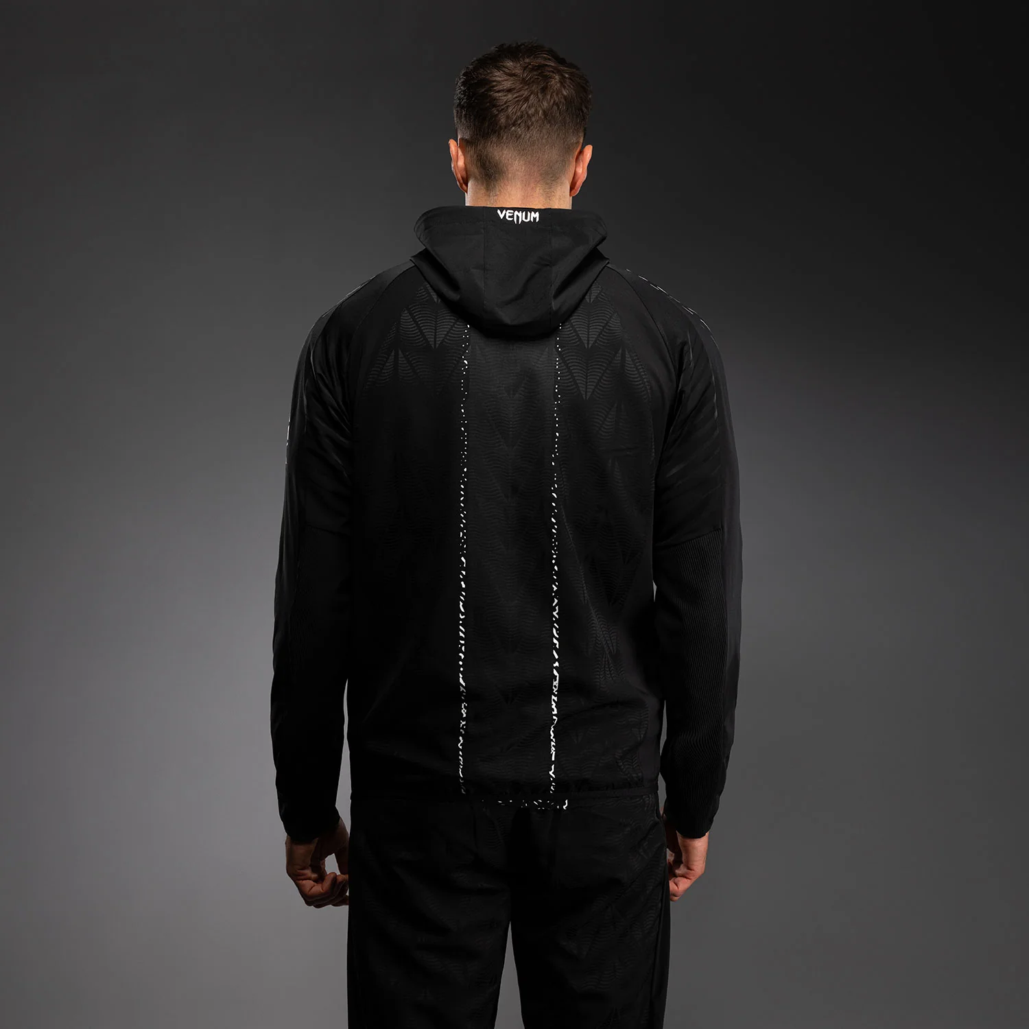 Men’s UFC Zenith by Venum Black Authentic Fight Night Walkout Hoodie - Image 4
