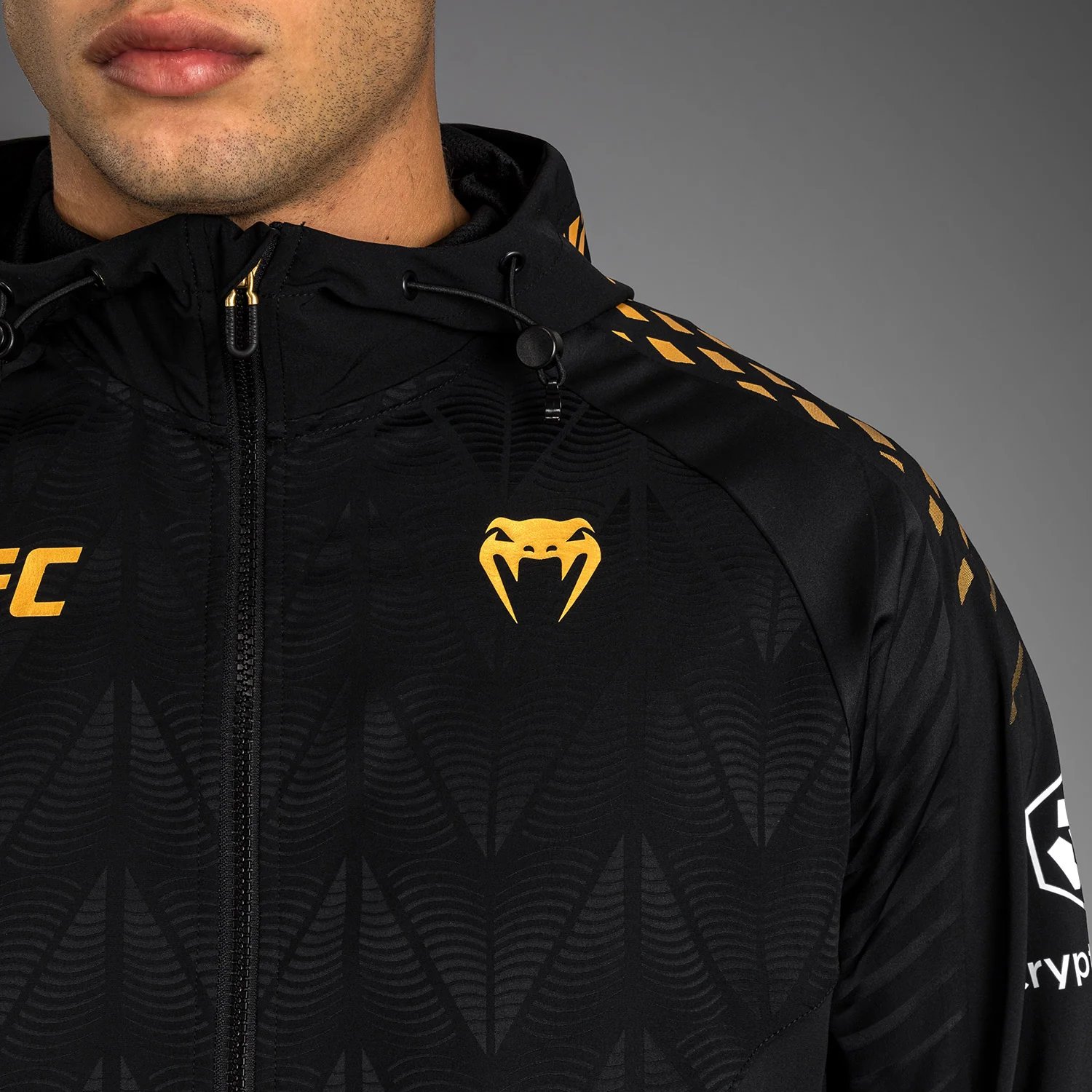 Men’s UFC Zenith by Venum Champion Authentic Fight Night Walkout Hoodie - Image 9