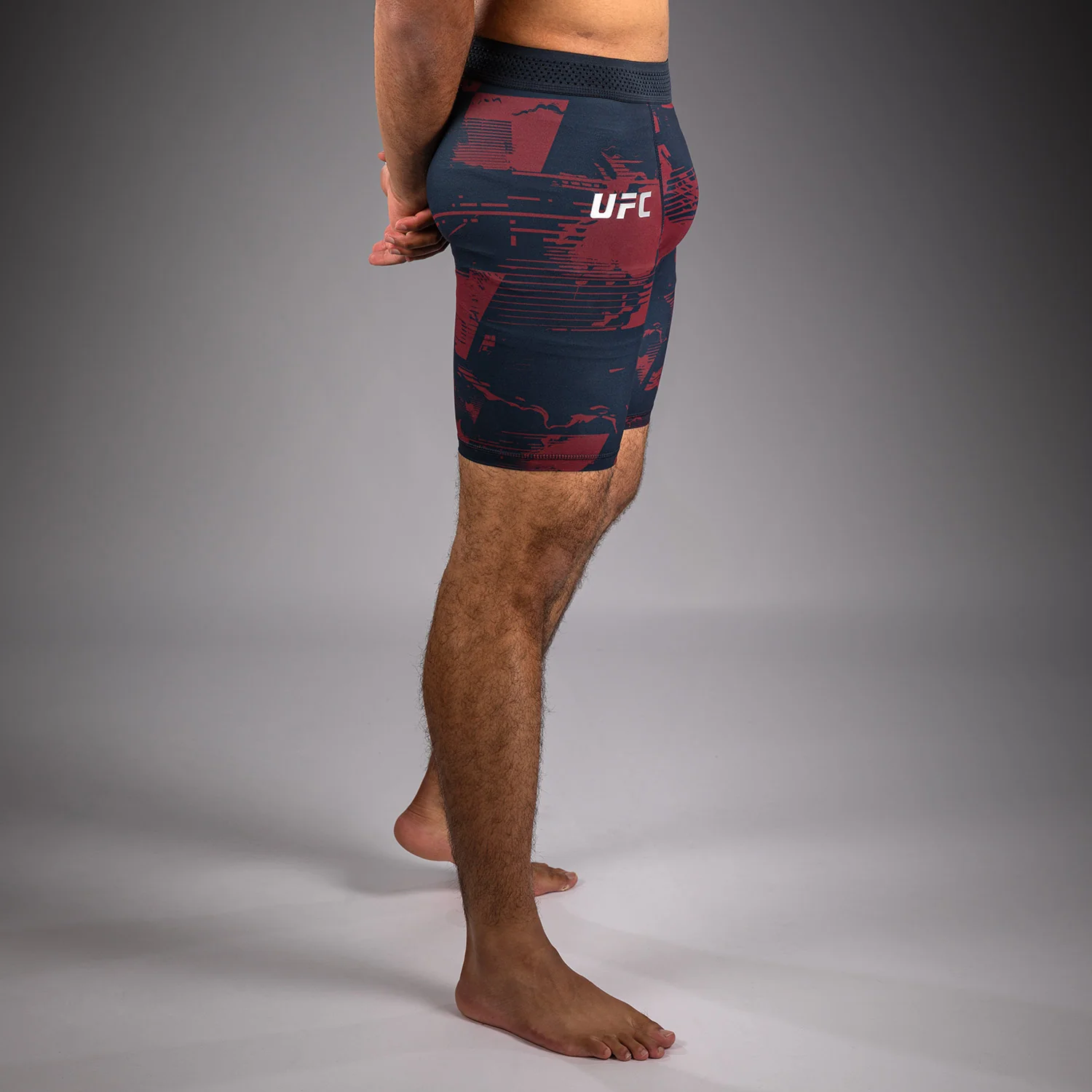 Men’s UFC Zenith by Venum Burgundy Authentic Fight Week Performance Vale Tudo Short - Image 2