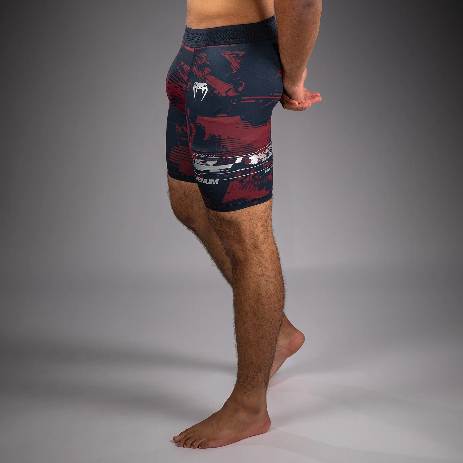 Men’s UFC Zenith by Venum Burgundy Authentic Fight Week Performance Vale Tudo Short - Image 3