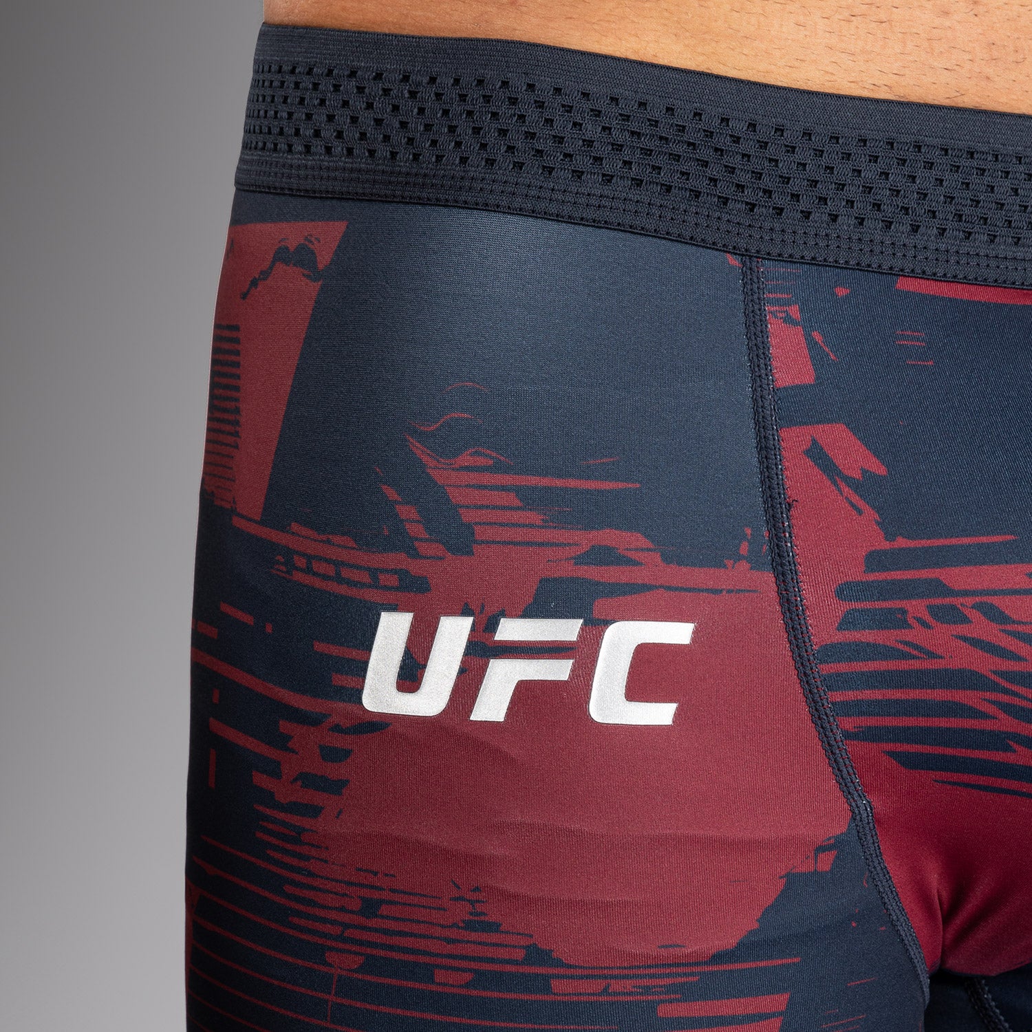 Men’s UFC Zenith by Venum Burgundy Authentic Fight Week Performance Vale Tudo Short - Image 5