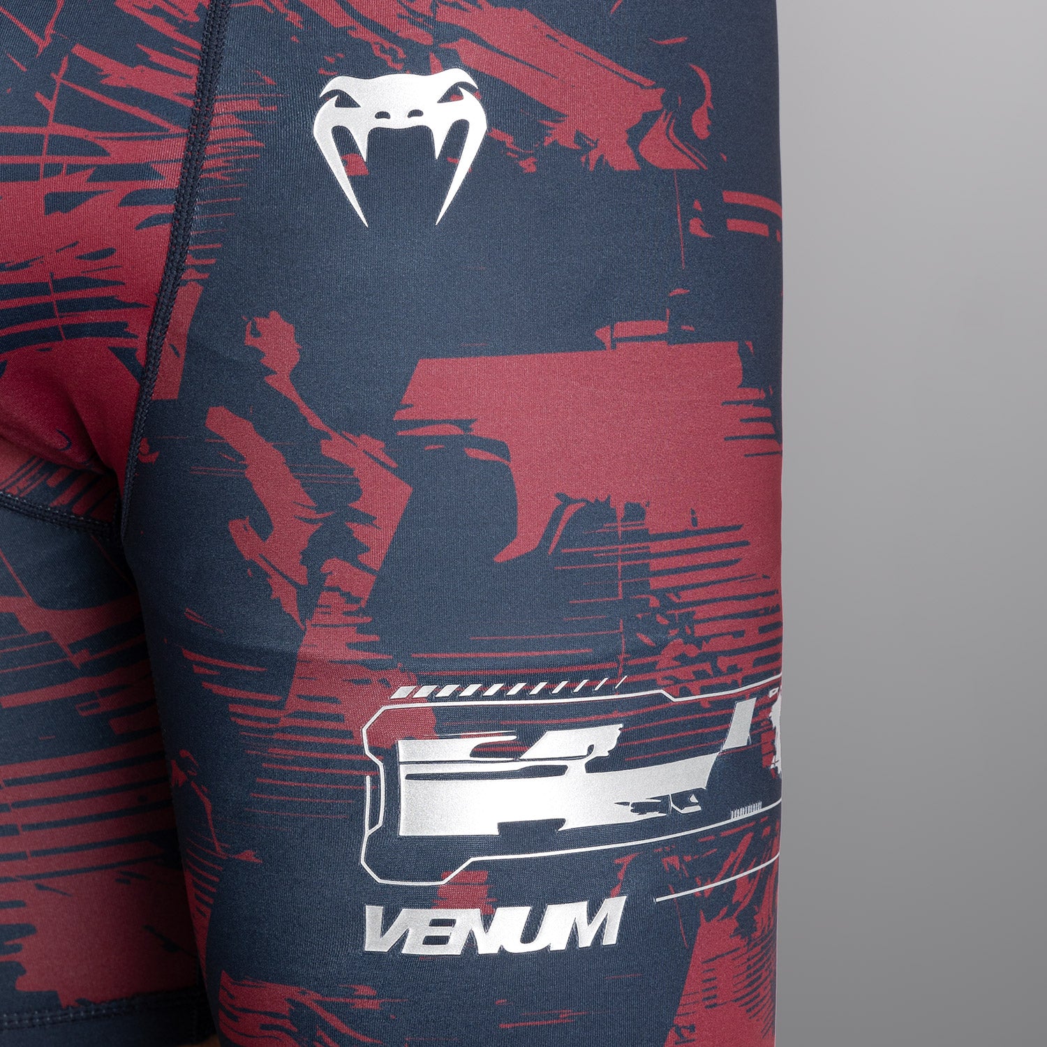 Men’s UFC Zenith by Venum Burgundy Authentic Fight Week Performance Vale Tudo Short - Image 6