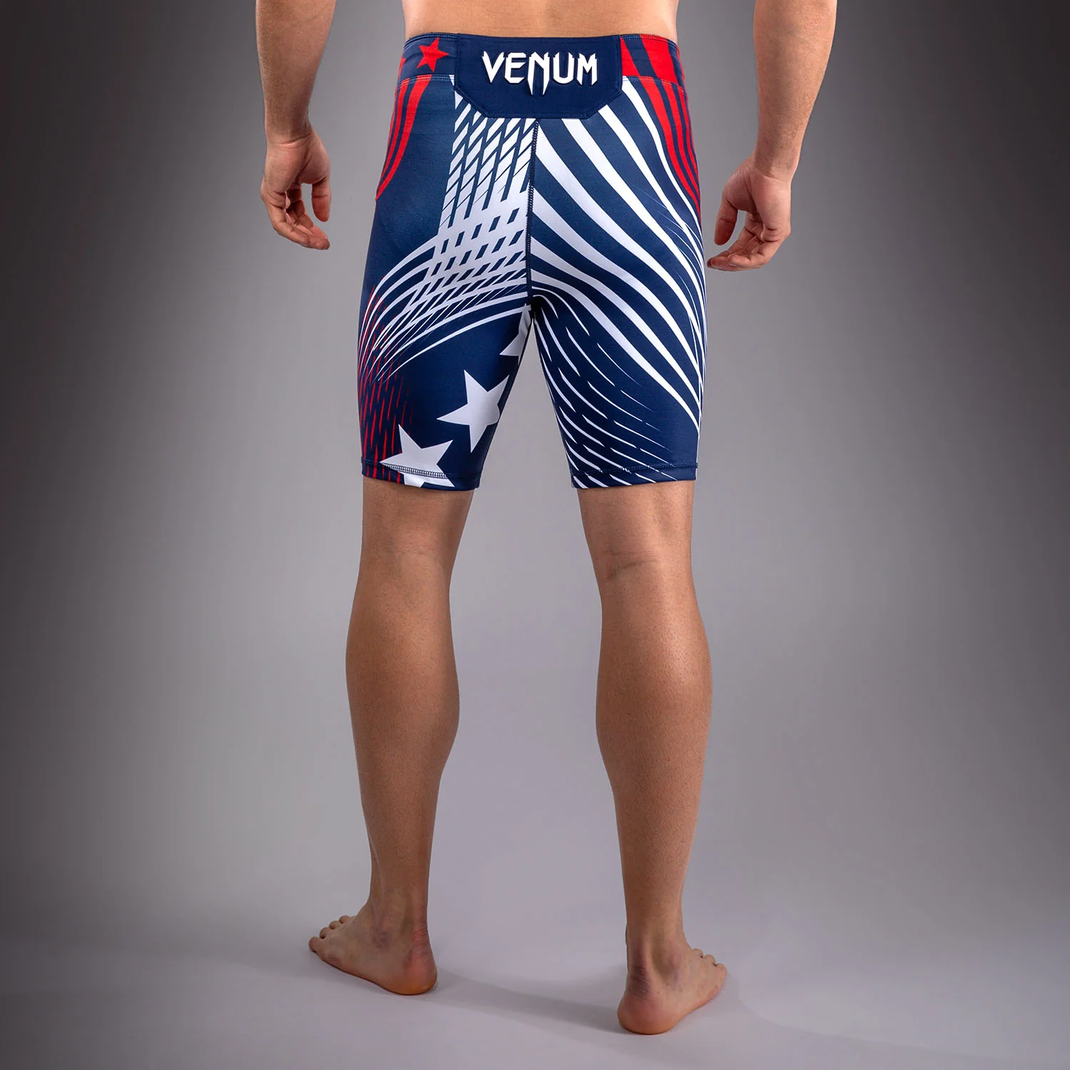 Men's Official UFC Freedom 250 by Venum Blue Authentic Fight Night Vale Tudo Short - Image 4