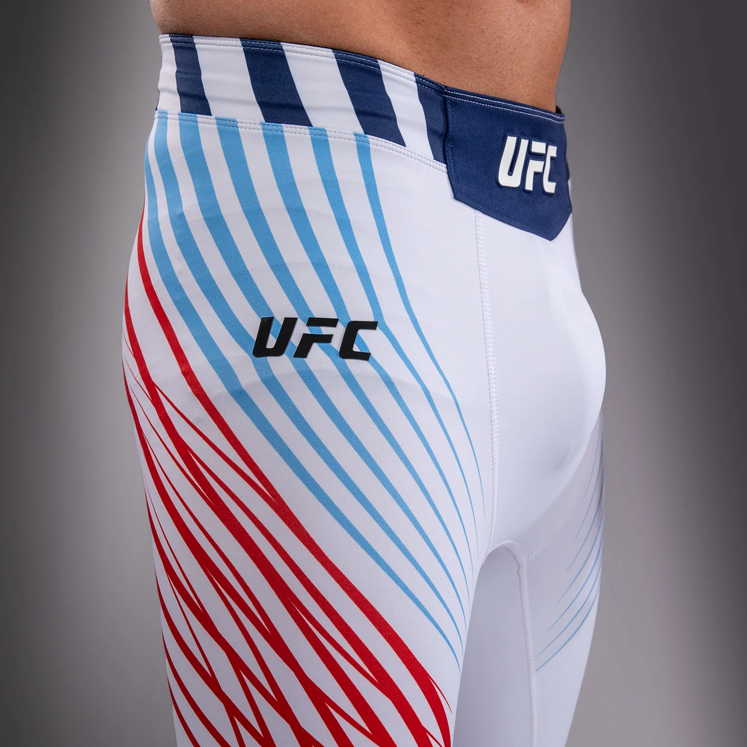Men's Official UFC Freedom 250 by Venum White Authentic Fight Night Vale Tudo Short - Image 6
