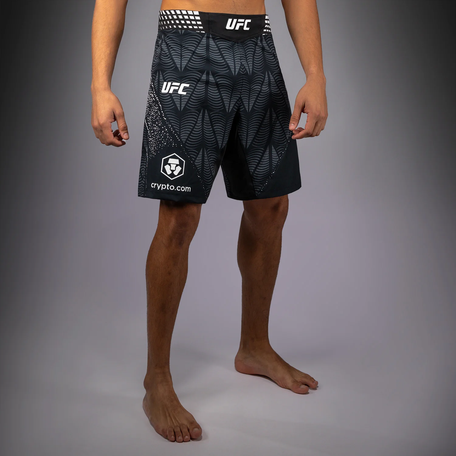 Men's UFC Zenith by Venum Black Authentic Fight Night Long Fit Fight Short Personalized - Image 2