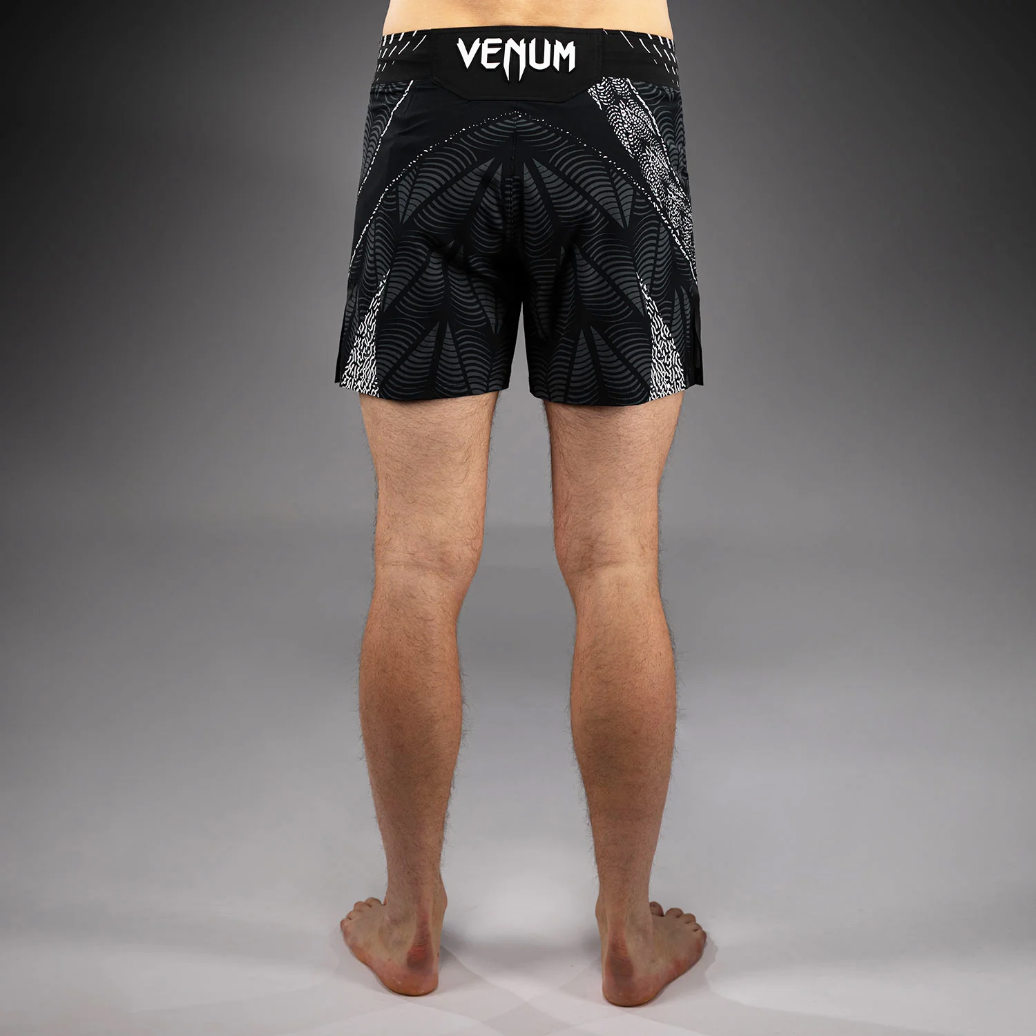 Men's UFC Zenith by Venum Black Authentic Fight Night Short Fit Fight Short - Image 3