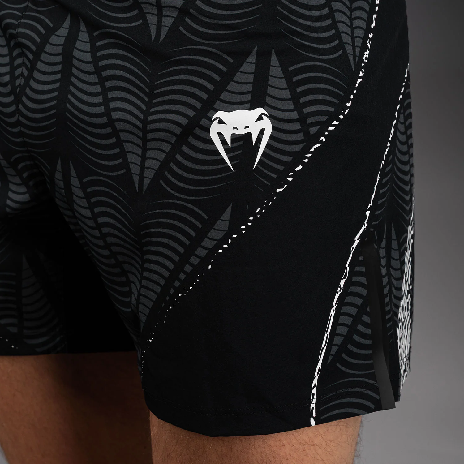 Men's UFC Zenith by Venum Black Authentic Fight Night Short Fit Fight Short - Image 5