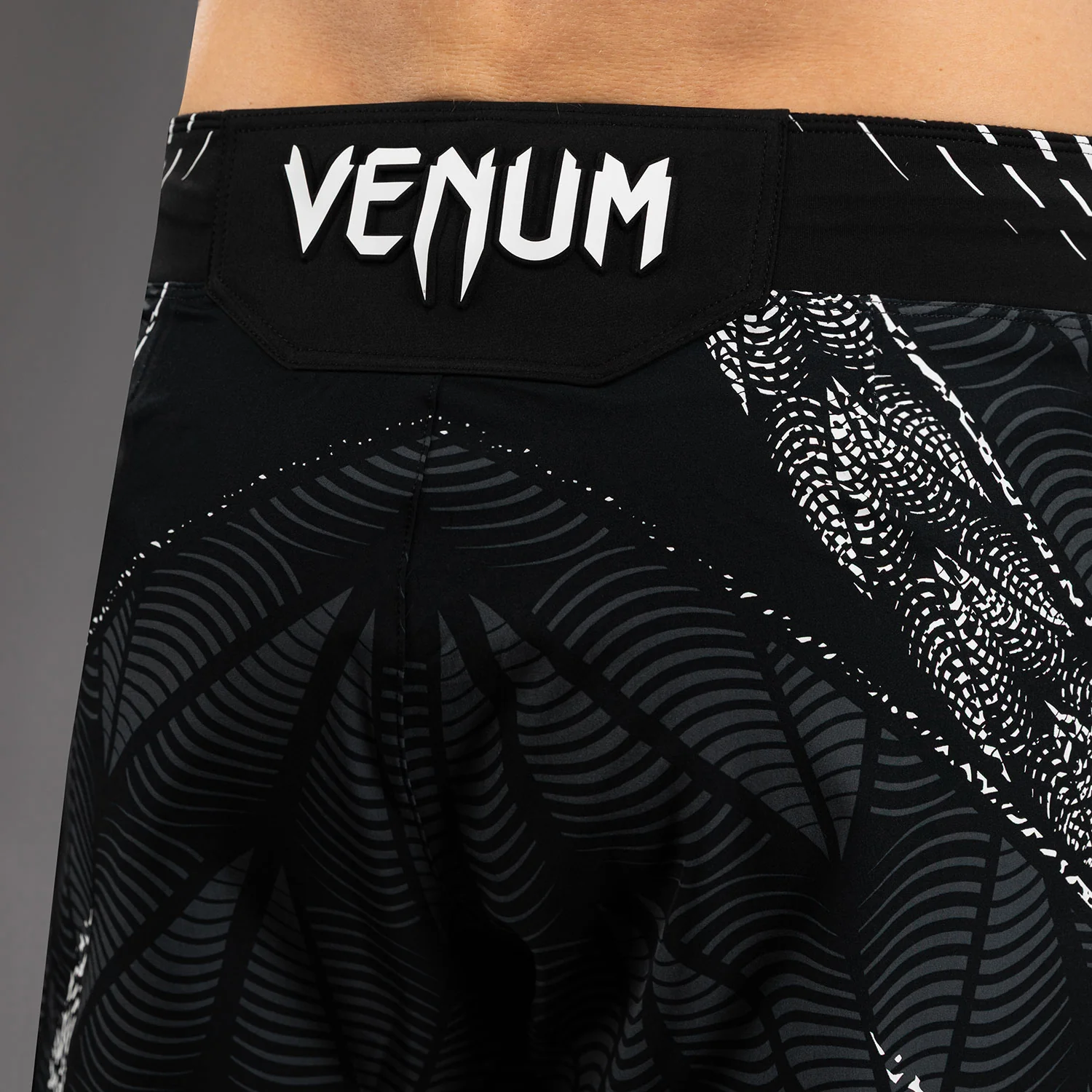 Men's UFC Zenith by Venum Black Authentic Fight Night Short Fit Fight Short - Image 6