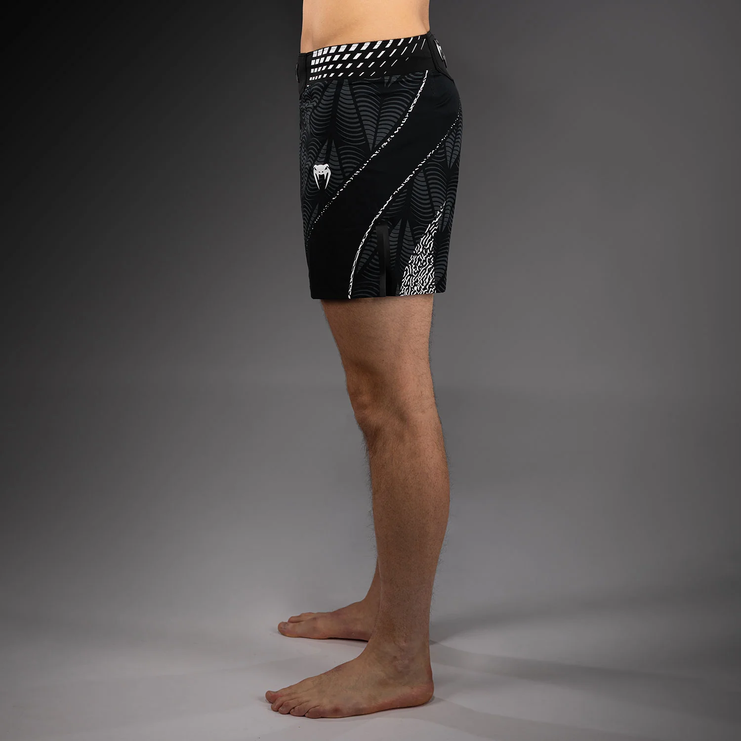 Men's UFC Zenith by Venum Black Authentic Fight Night Short Fit Fight Short Personalized - Image 3