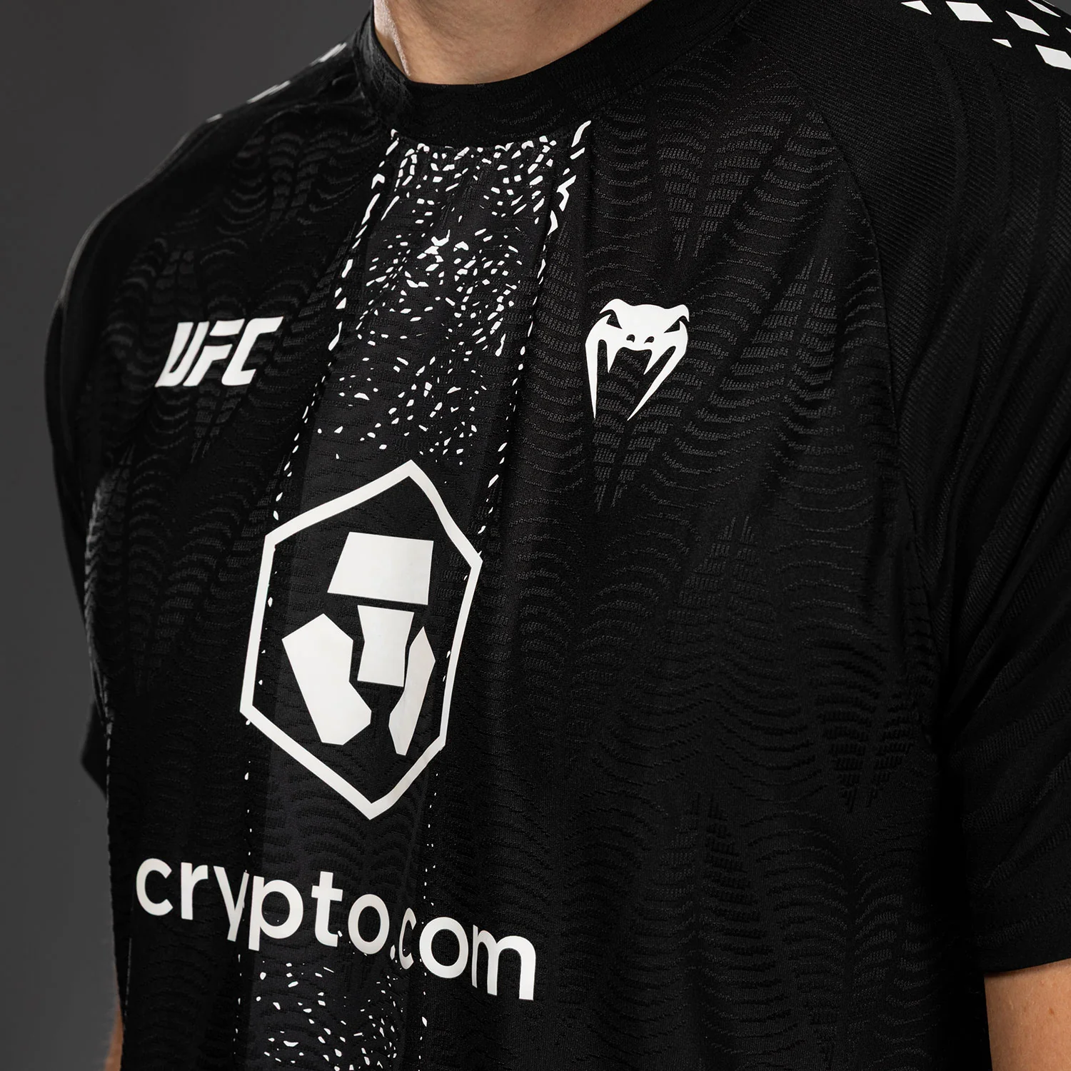 Men's UFC Zenith by Venum Black Authentic Fight Night Walkout Jersey - Image 6