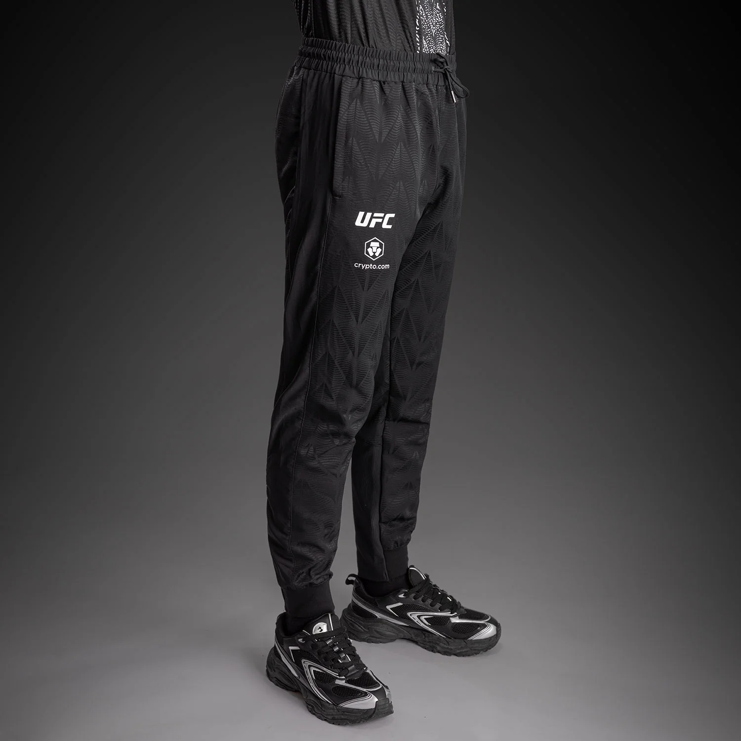 Men's UFC Zenith by Venum Black Authentic Fight Night Walkout Pant - Image 2