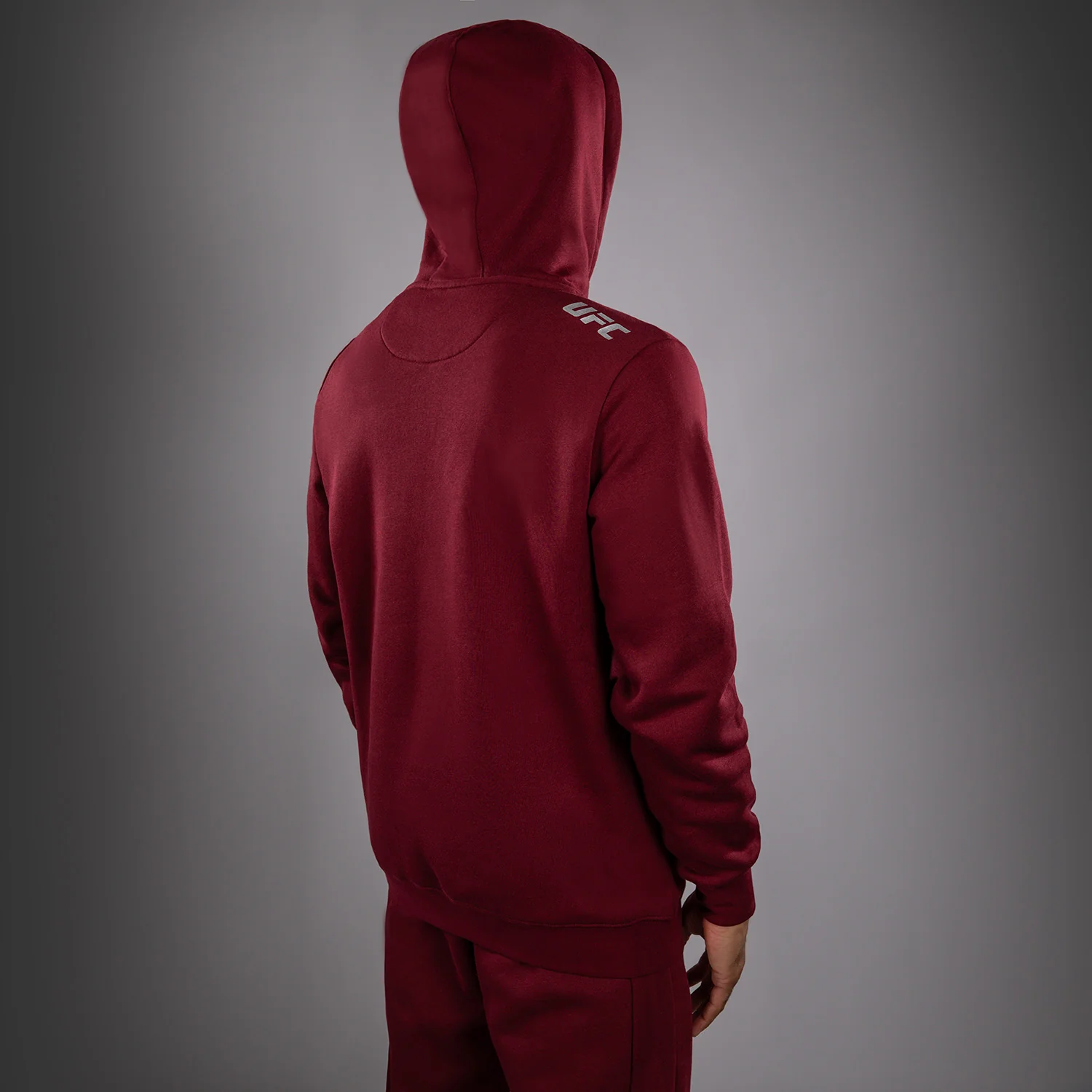 Men's UFC Zenith by Venum Burgundy Authentic Fight Week Pullover Hoodie - Image 2