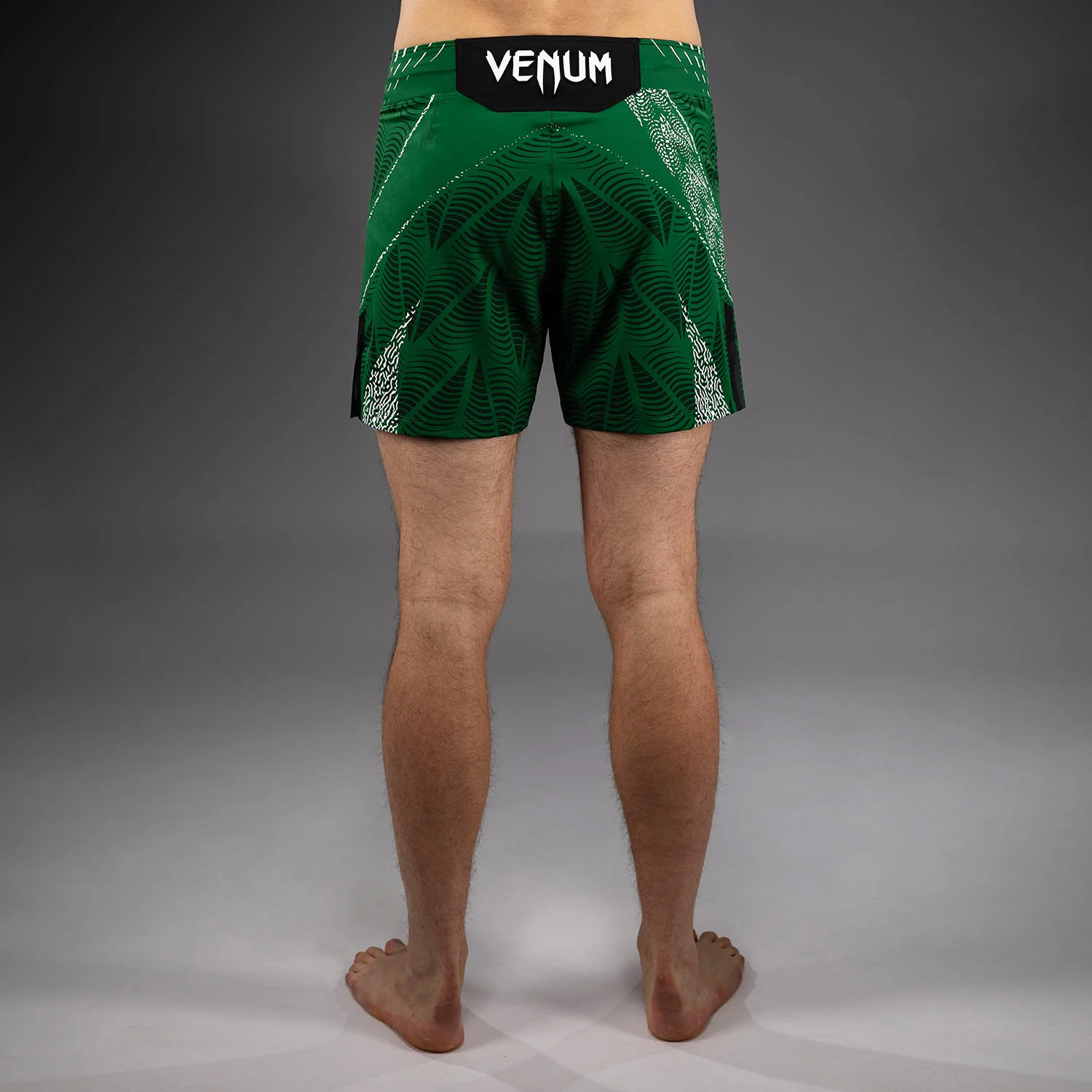 Men's UFC Zenith by Venum Green Authentic Fight Night Short Fit Fight Short - Image 3