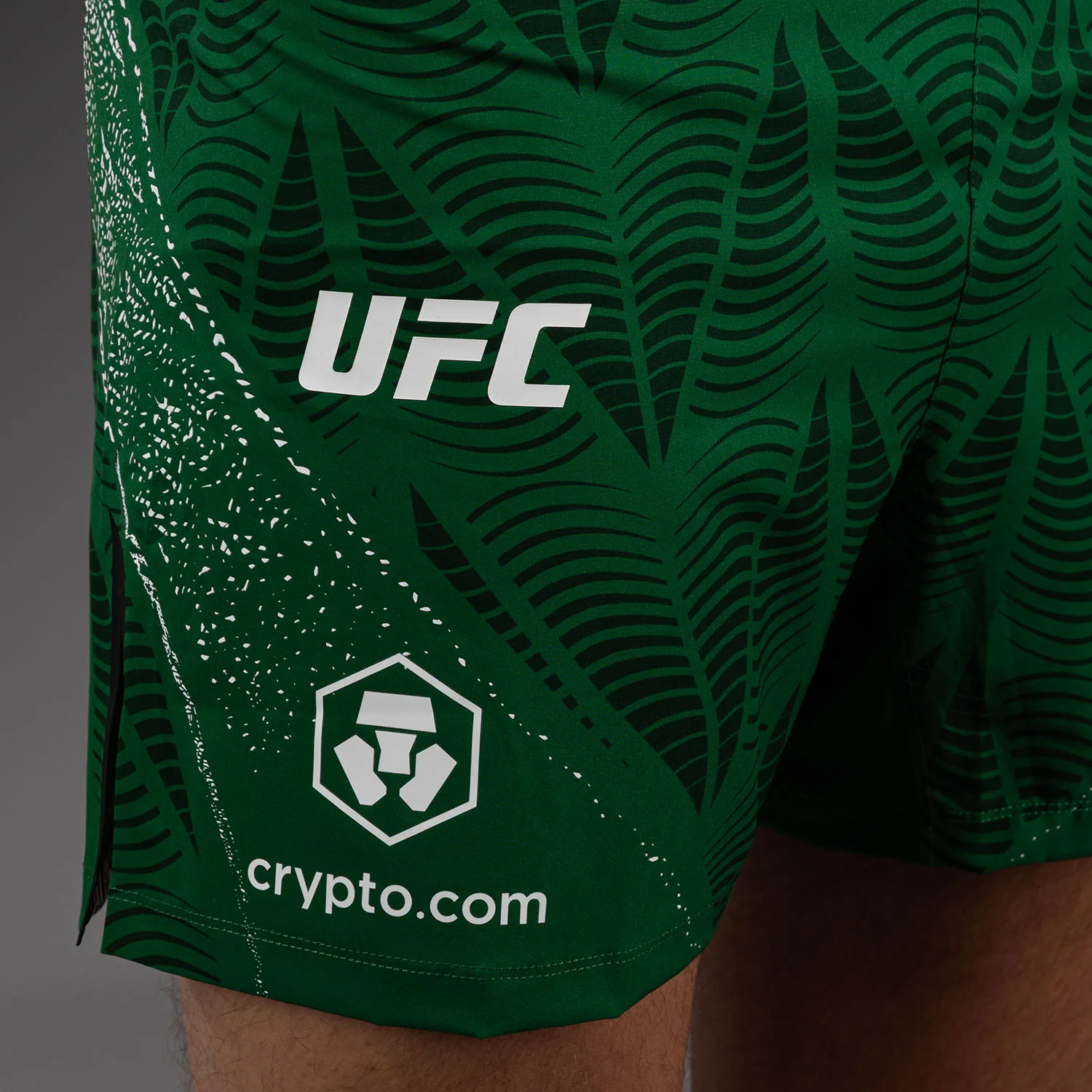 Men's UFC Zenith by Venum Green Authentic Fight Night Short Fit Fight Short - Image 4