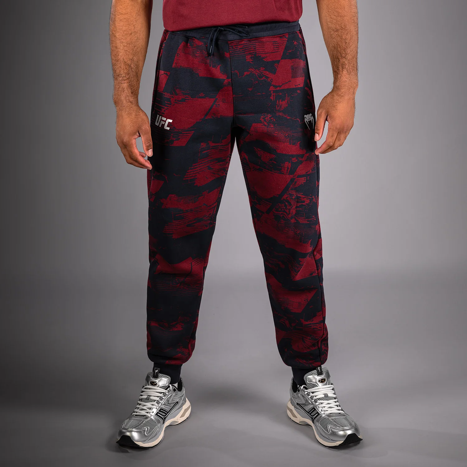 Men's UFC Zenith by Venum Burgundy Authentic Fight Week Pant - Image 2