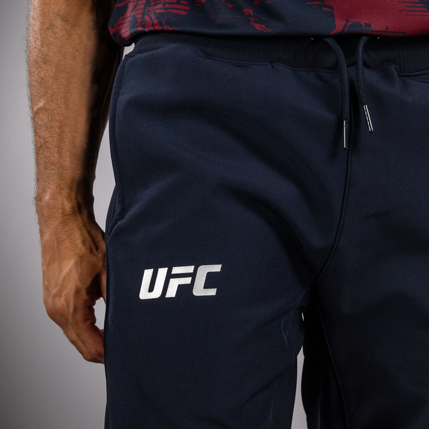 Men's UFC Zenith by Venum Navy Blue Authentic Fight Week Pant - Image 4