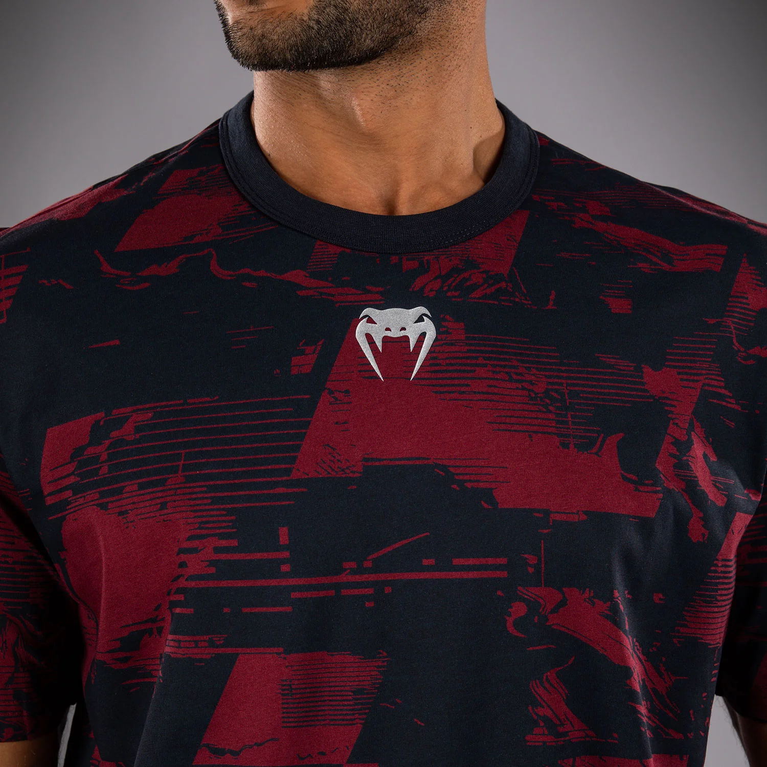 Men's UFC Zenith by Venum Burgundy Authentic Fight Week Short Sleeve T-Shirt - Image 3