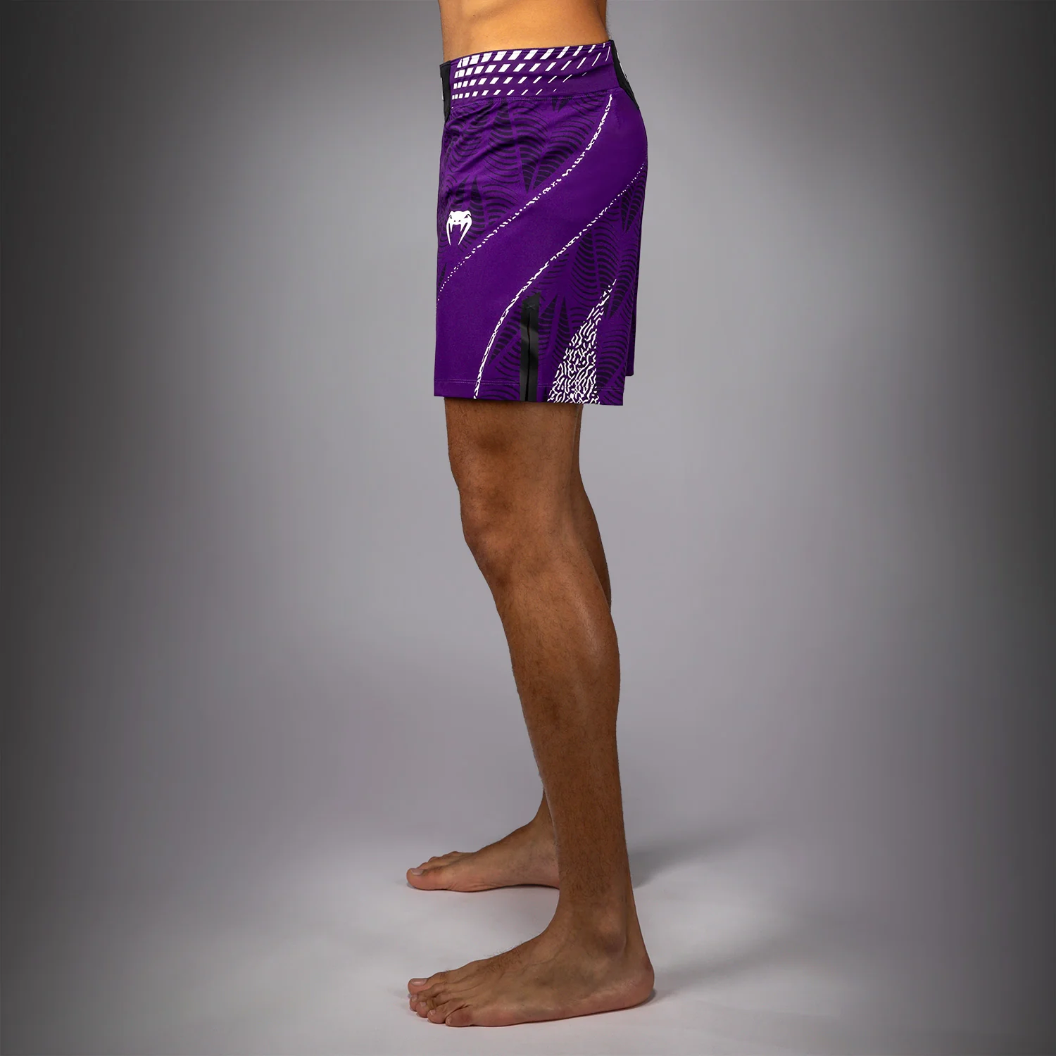 Men's UFC Zenith by Venum Purple Authentic Fight Night Short Fit Fight Short - Image 4
