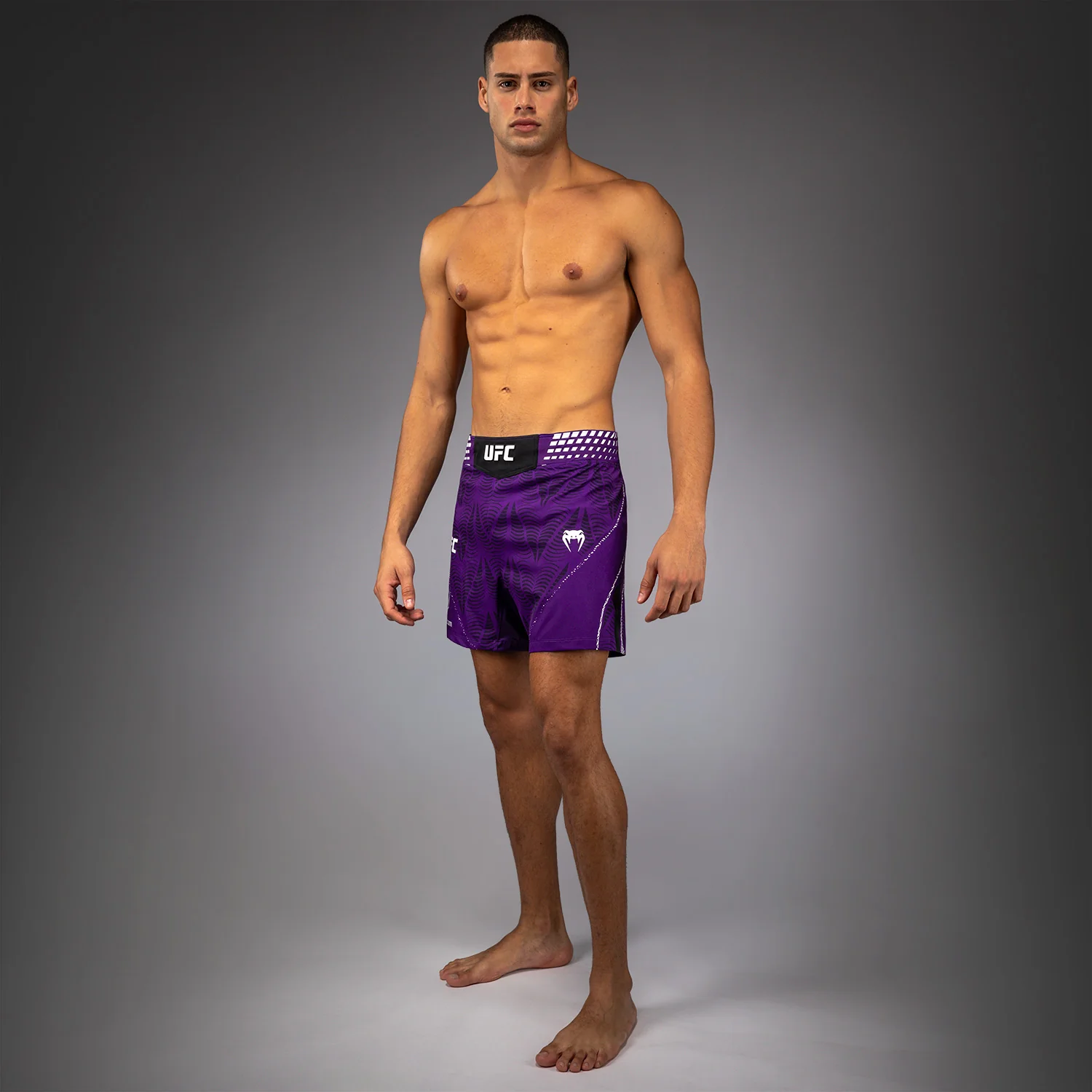 Men's UFC Zenith by Venum Purple Authentic Fight Night Short Fit Fight Short Personalized - Image 11