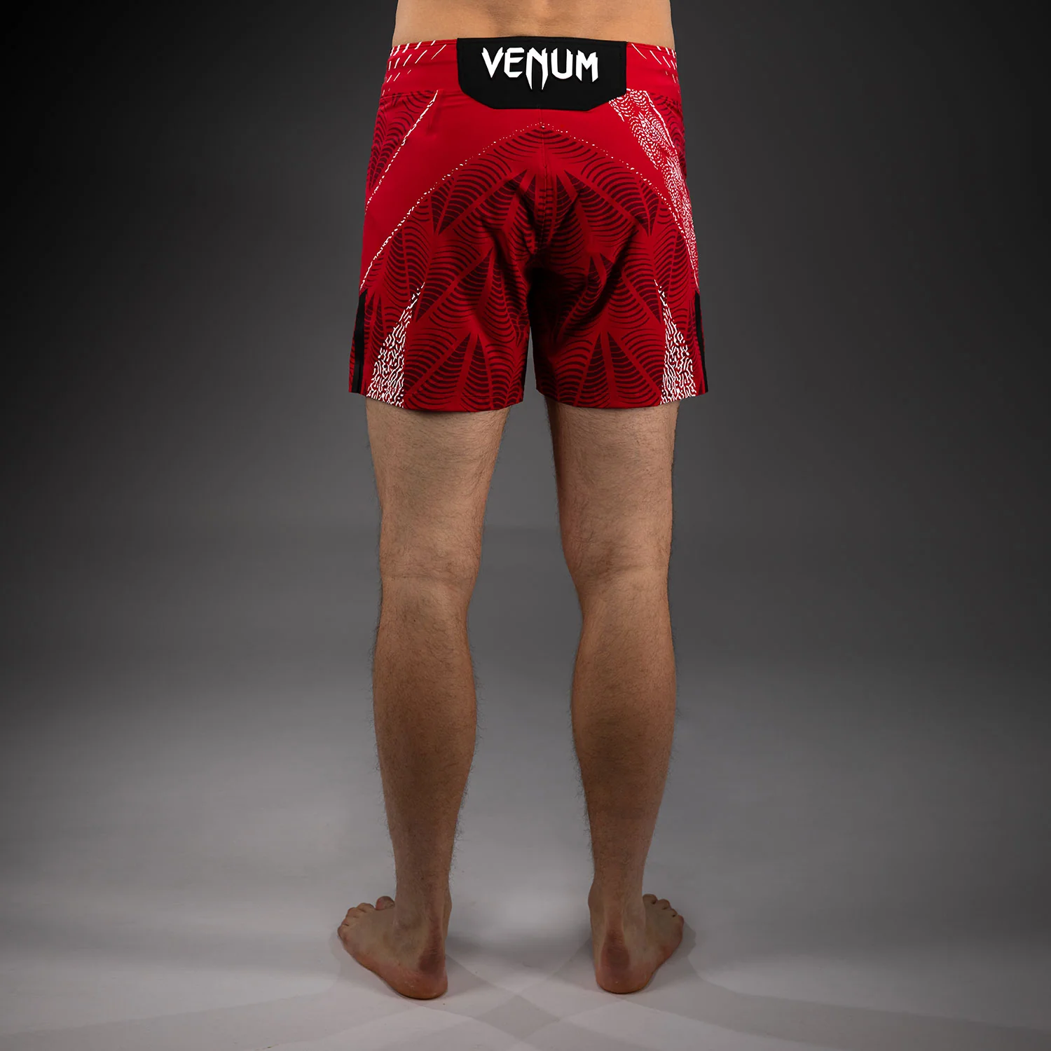 Men's UFC Zenith by Venum Red Authentic Fight Night Short Fit Fight Short - Image 3