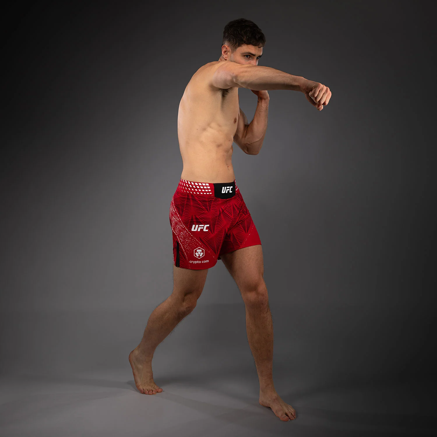 Men's UFC Zenith by Venum Red Authentic Fight Night Short Fit Fight Short Personalized - Image 8