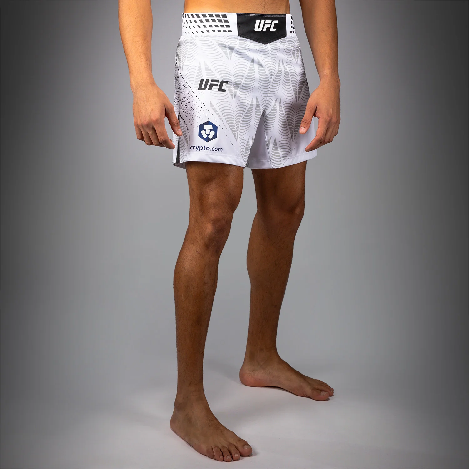 Men's UFC Zenith by Venum White Authentic Fight Night Short Fit Fight Short Personalized - Image 3