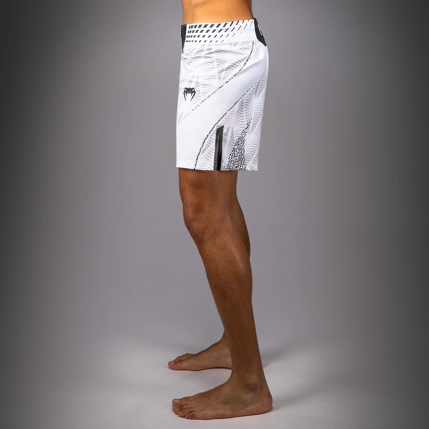Men's UFC Zenith by Venum White Authentic Fight Night Short Fit Fight Short Personalized - Image 5