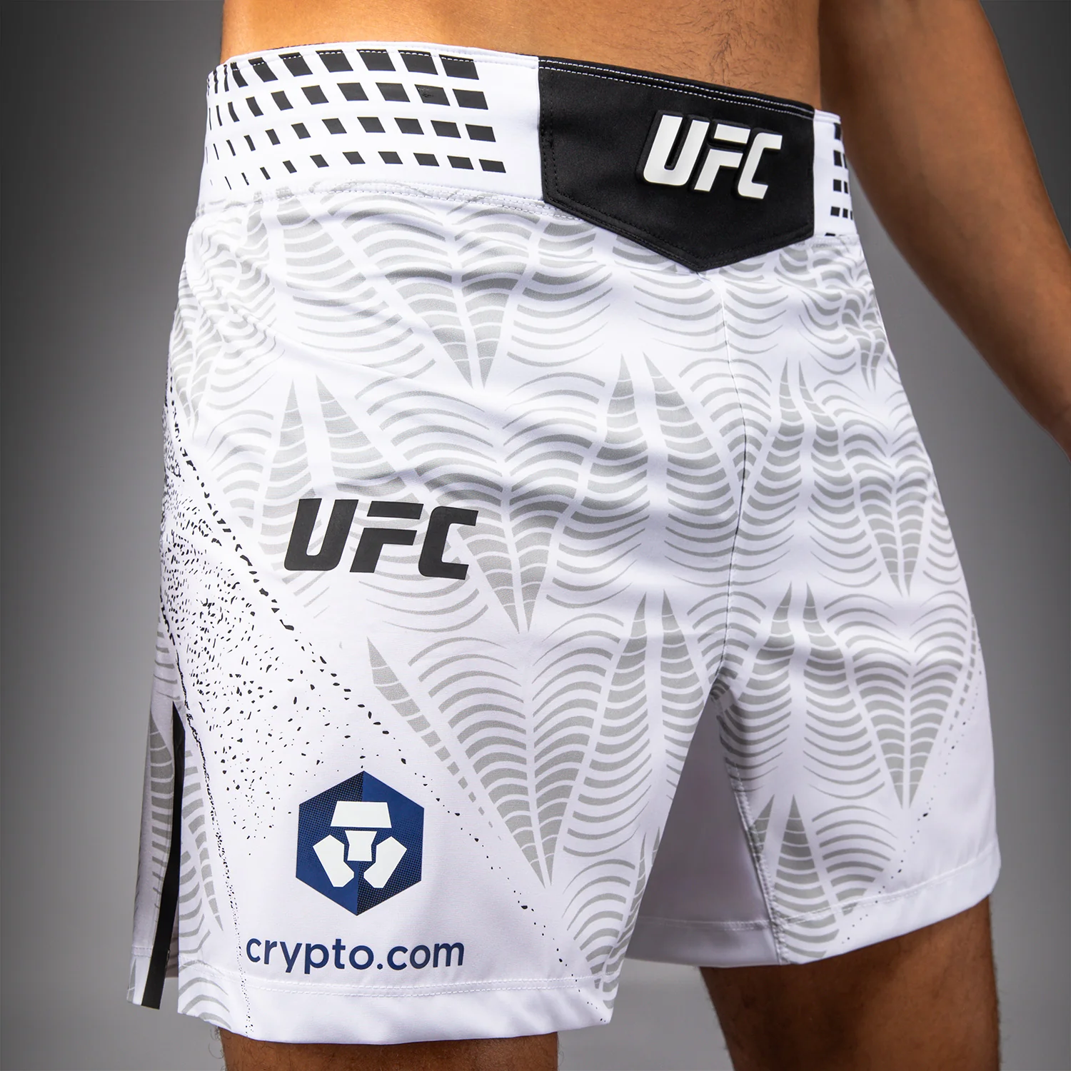 Men's UFC Zenith by Venum White Authentic Fight Night Short Fit Fight Short Personalized - Image 9