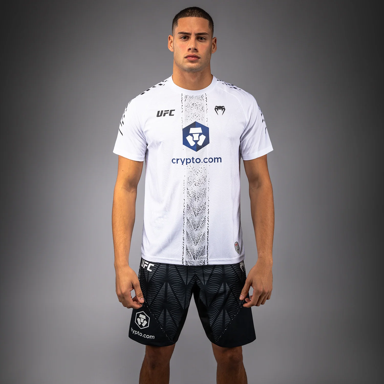 Men's UFC Zenith by Venum White Authentic Fight Night Walkout Jersey