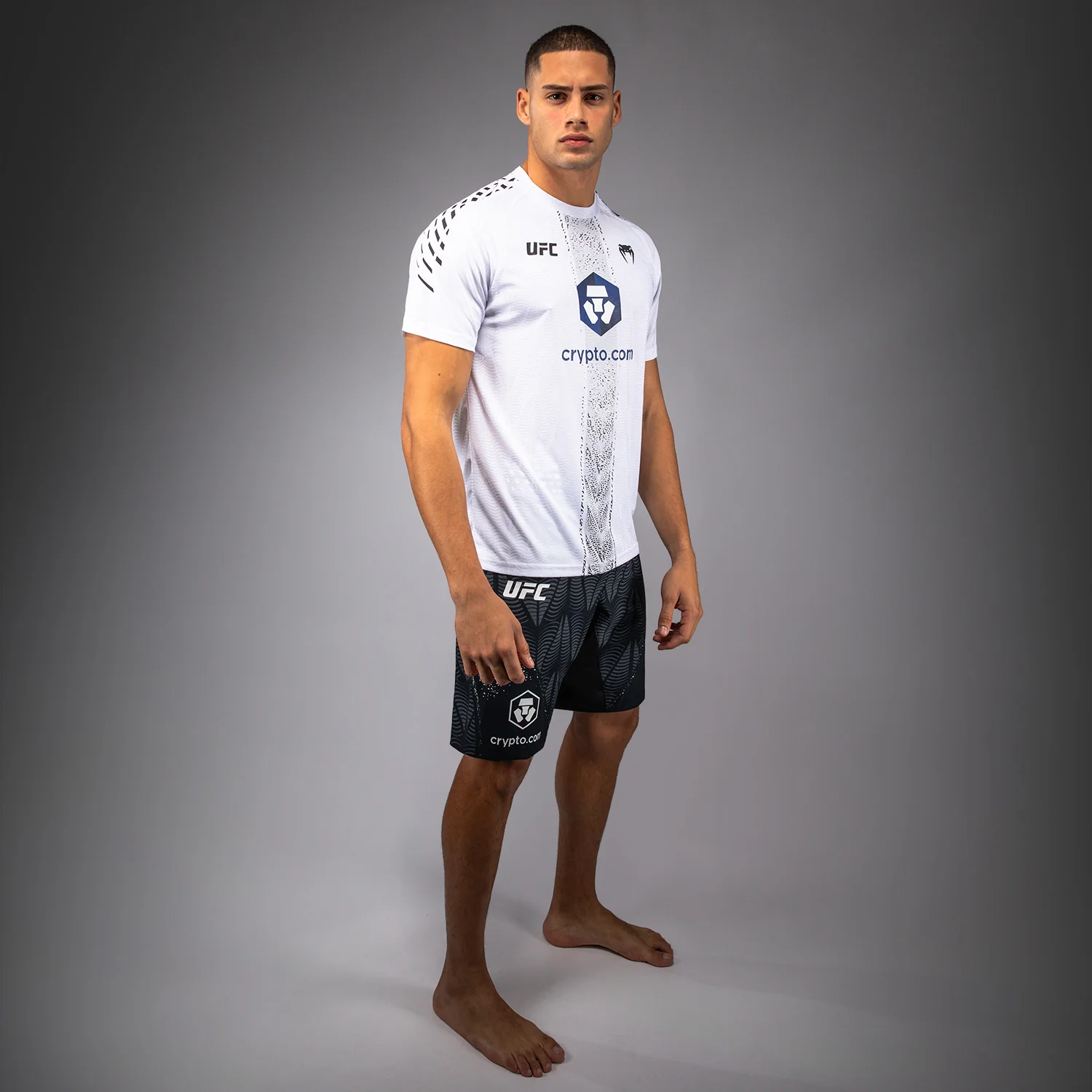 Men's UFC Zenith by Venum White Authentic Fight Night Walkout Jersey - Image 7