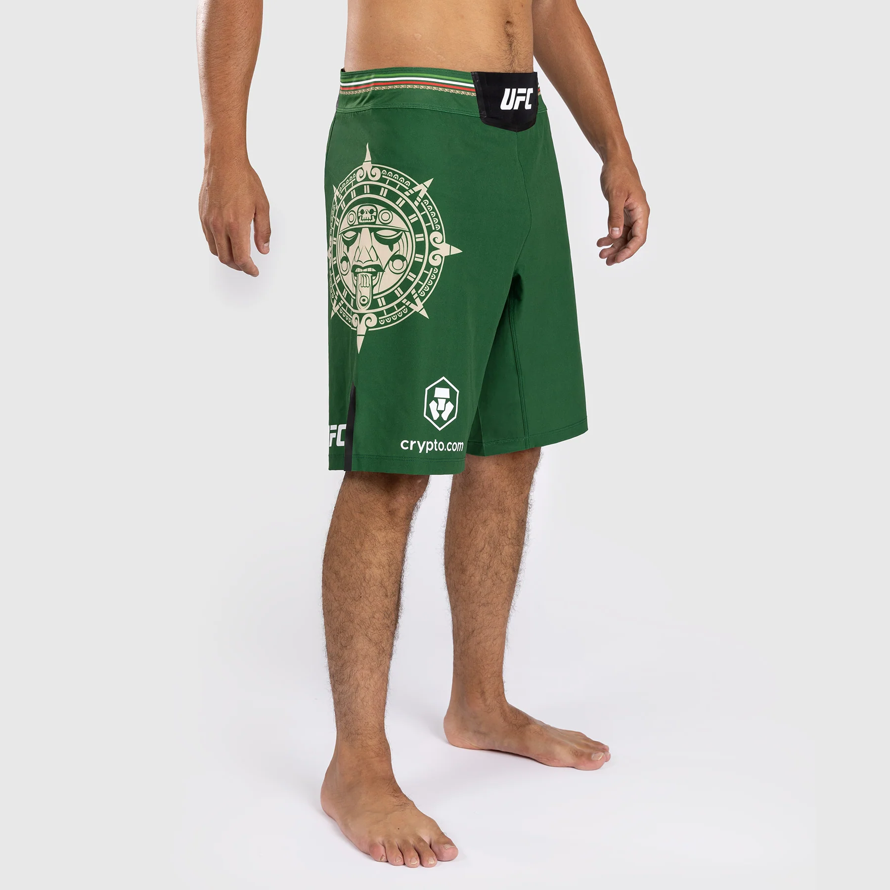 Noche UFC By Venum Authentic Fight Night Men’s Fight Short - Long Fit - Green - Image 5