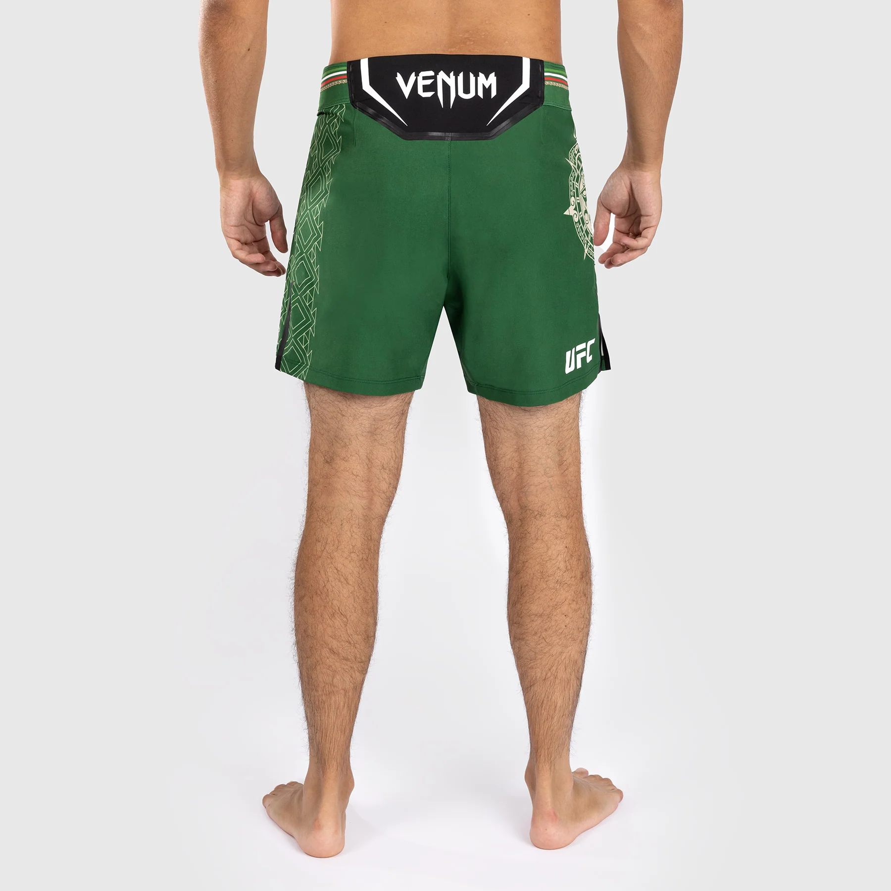 Noche UFC by Venum Authentic Fight Night Men’s Fight Short - Short Fit - Green - Image 2