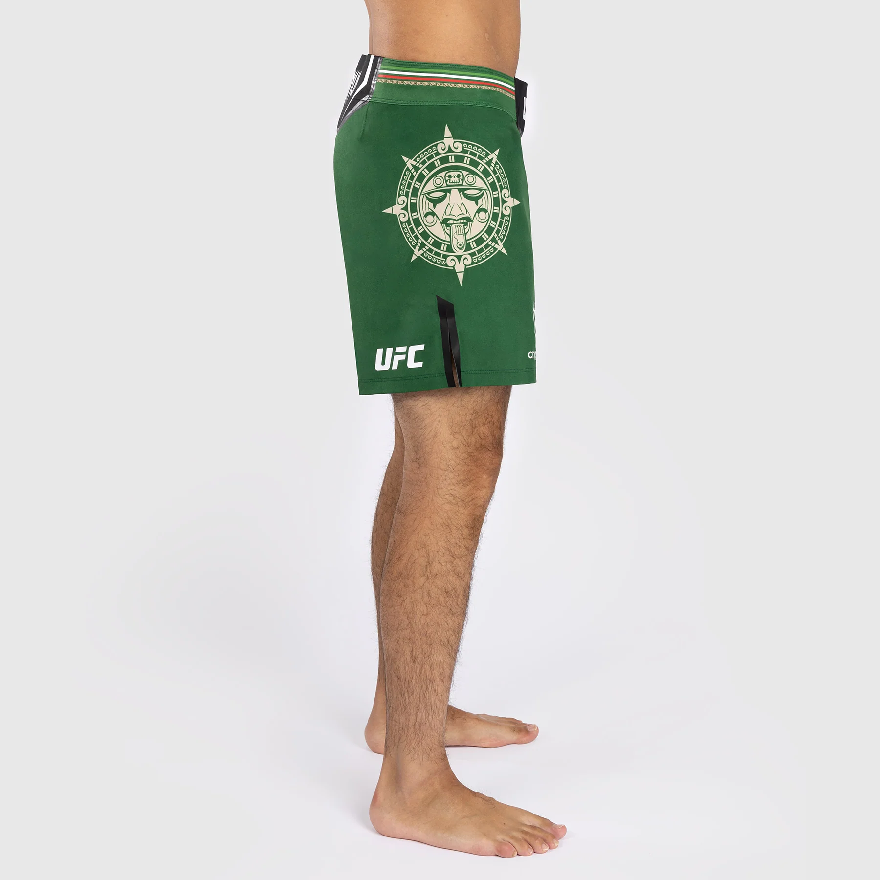 Noche UFC by Venum Authentic Fight Night Men’s Fight Short - Short Fit - Green - Image 4