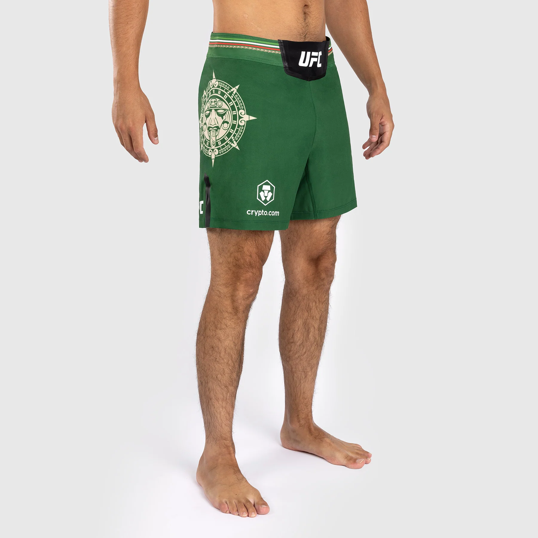 Noche UFC by Venum Authentic Fight Night Men’s Fight Short - Short Fit - Green - Image 5