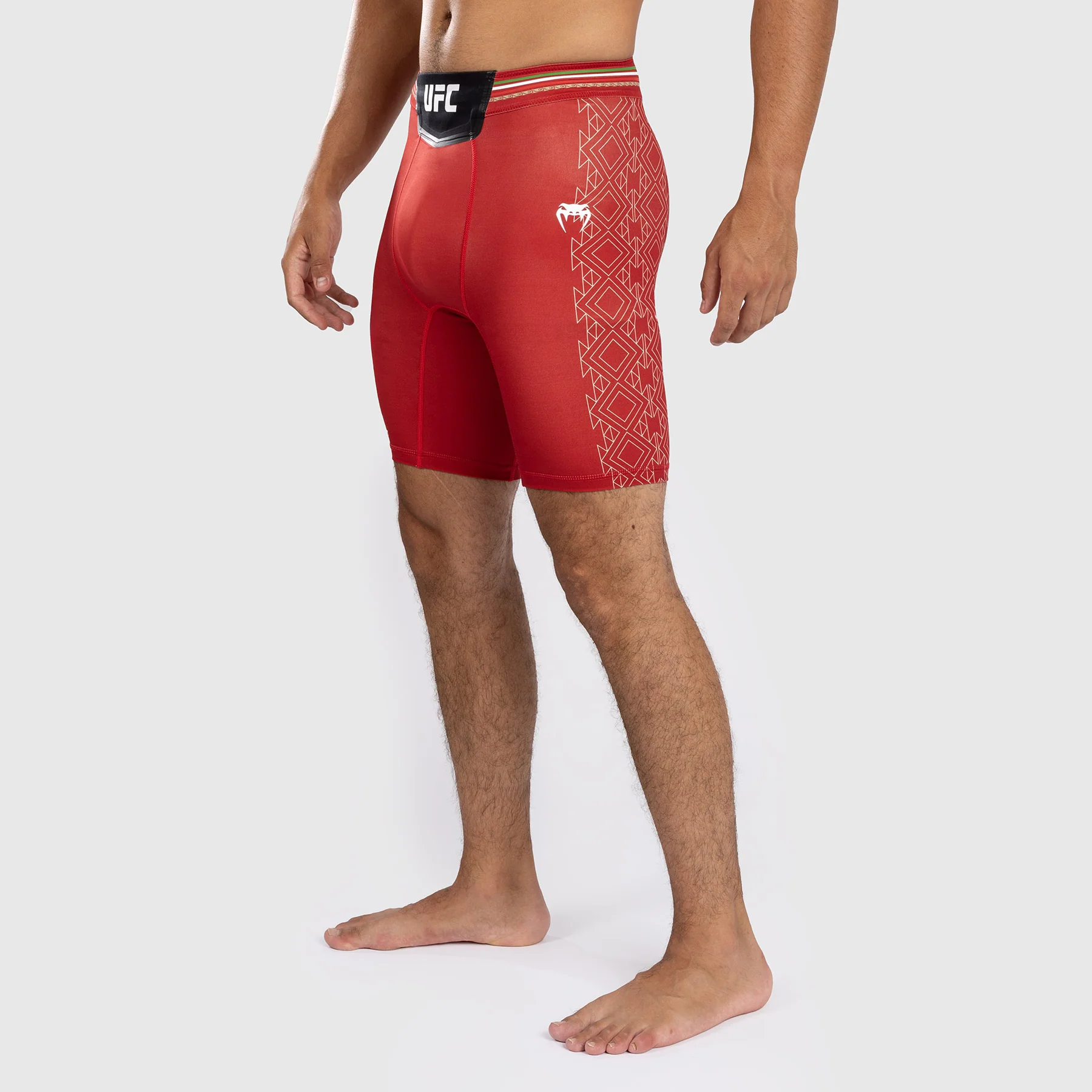 Noche UFC by Venum Authentic Fight Night Men’s Vale Tudo Short - Red - Image 2