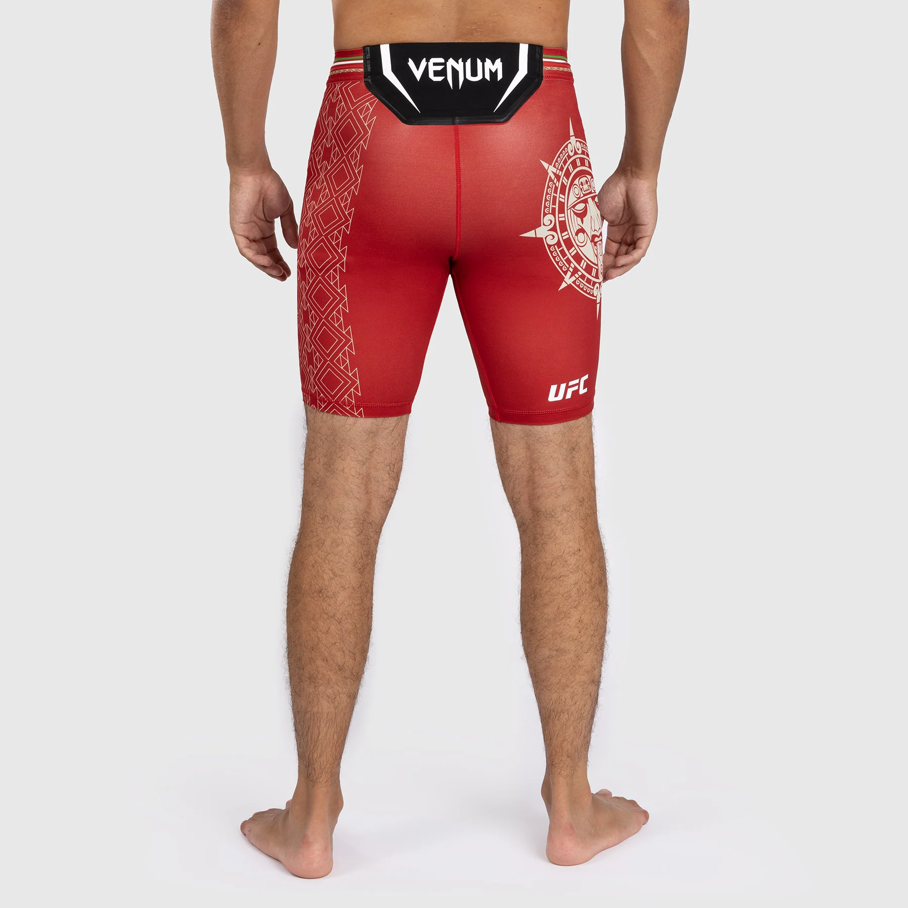 Noche UFC by Venum Authentic Fight Night Men’s Vale Tudo Short - Red - Image 3