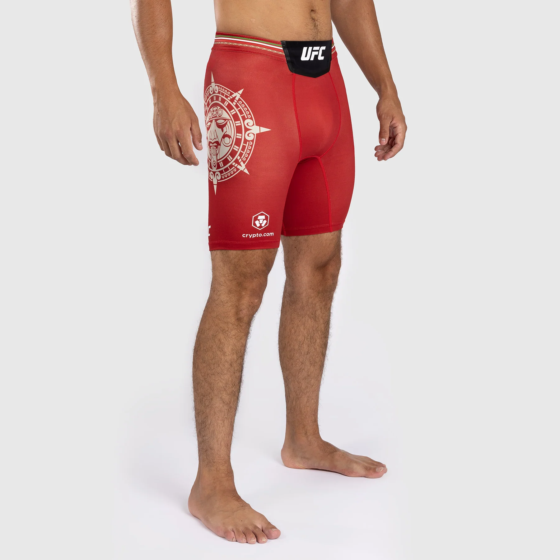 Noche UFC by Venum Authentic Fight Night Men’s Vale Tudo Short - Red - Image 4