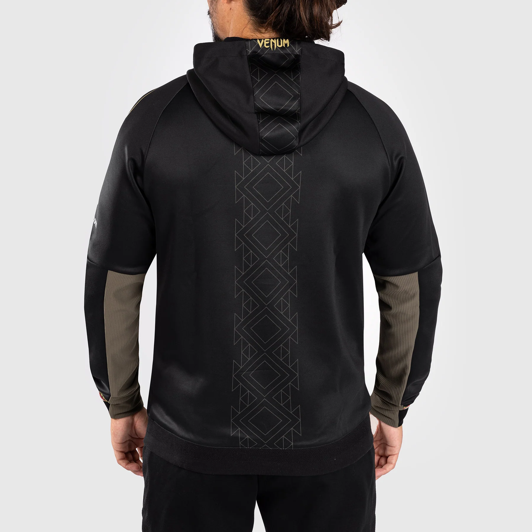 Noche UFC By Venum Authentic Fight Night Men’s Walkout Hoodie - Black - Image 2
