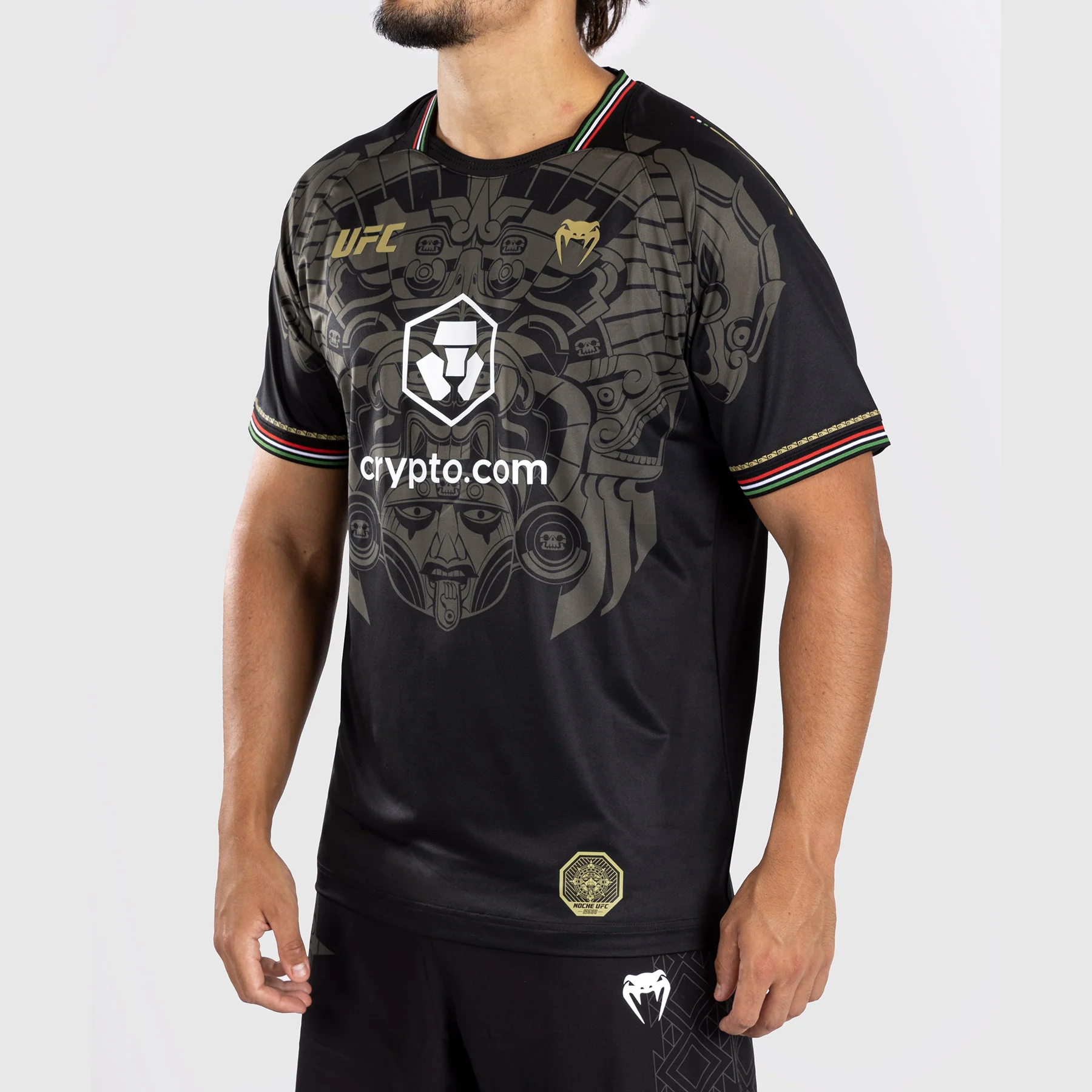 Noche UFC by Venum Authentic Fight Night Men’s Walkout Jersey - Black - Image 2