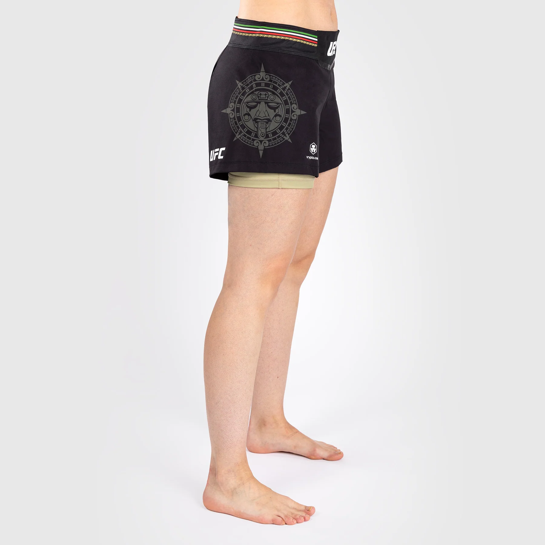 Noche UFC by Venum Authentic Fight Night Women’s Fight Short - Black - Image 4