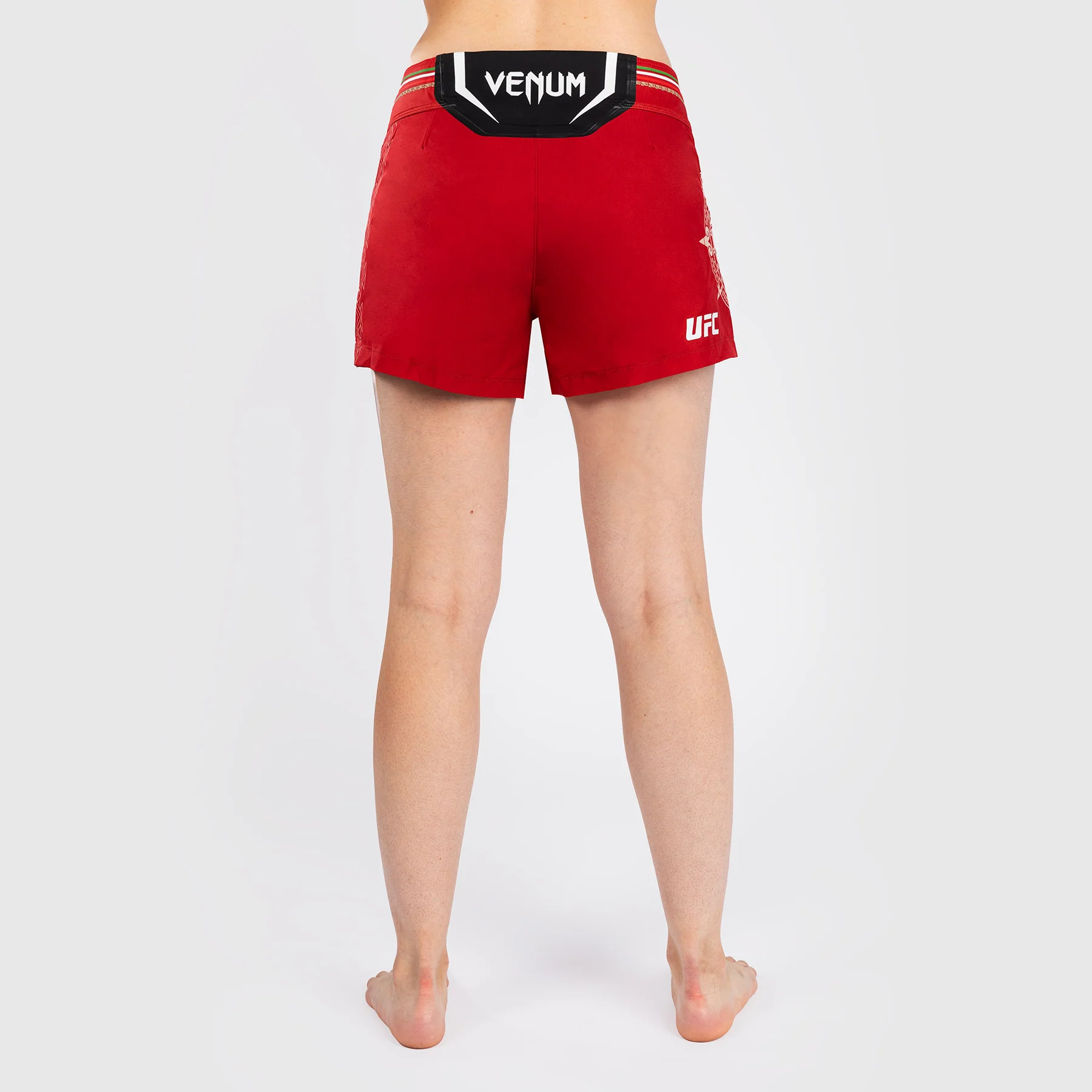 Noche UFC by Venum Authentic Fight Night Women’s Fight Short - Red - Image 2