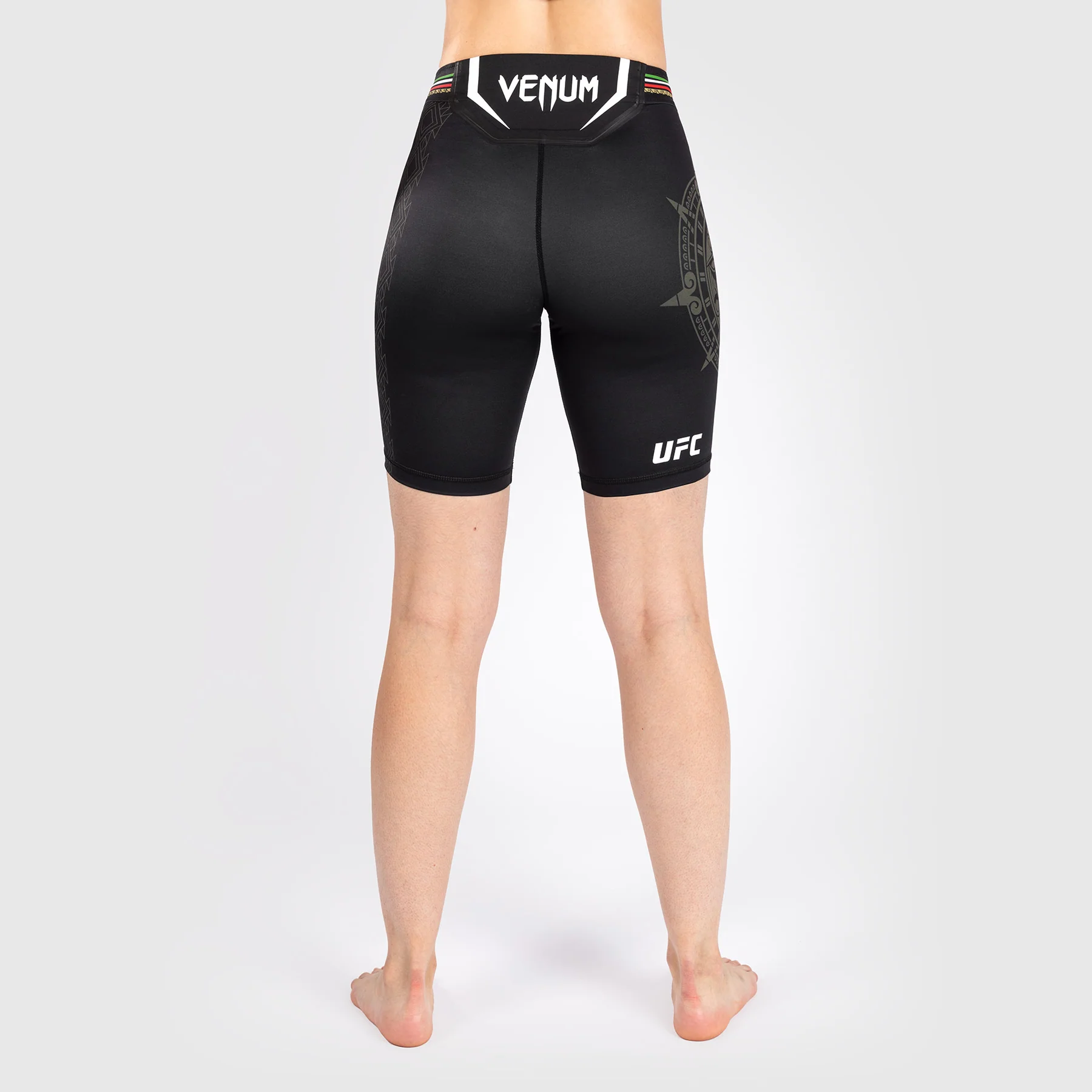 Noche UFC by Venum Authentic Fight Night Women’s Vale Tudo Short - Long Fit - Black - Image 2