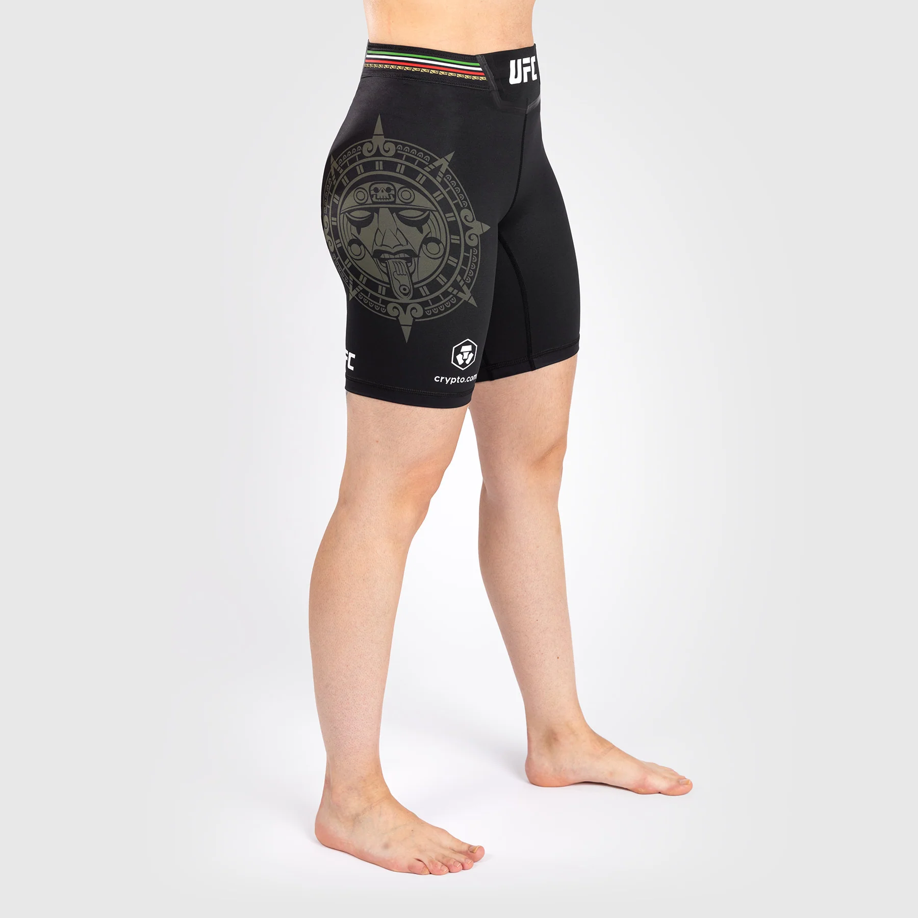 Noche UFC by Venum Authentic Fight Night Women’s Vale Tudo Short - Long Fit - Black - Image 4