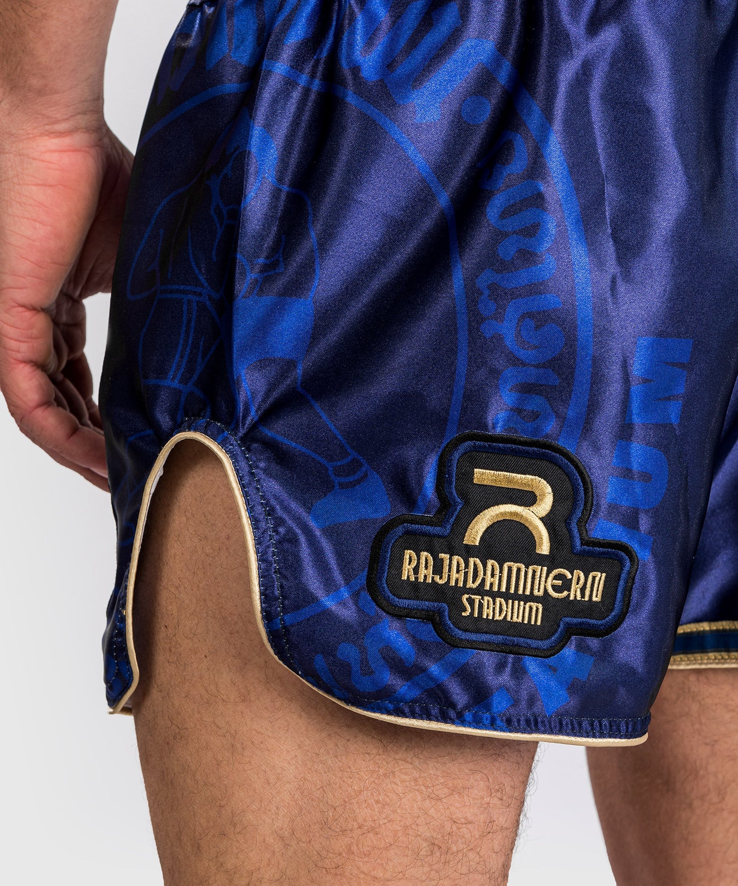 RAJADAMNERN x Venum Muay Thai Short - Navy Blue - Image 10